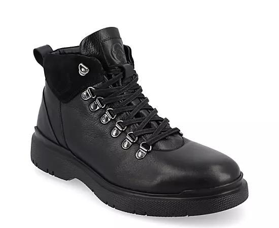 Mens Thomas & Vine Sherman Water Resistant Tru Comfort Ankle Boots Red Product Image