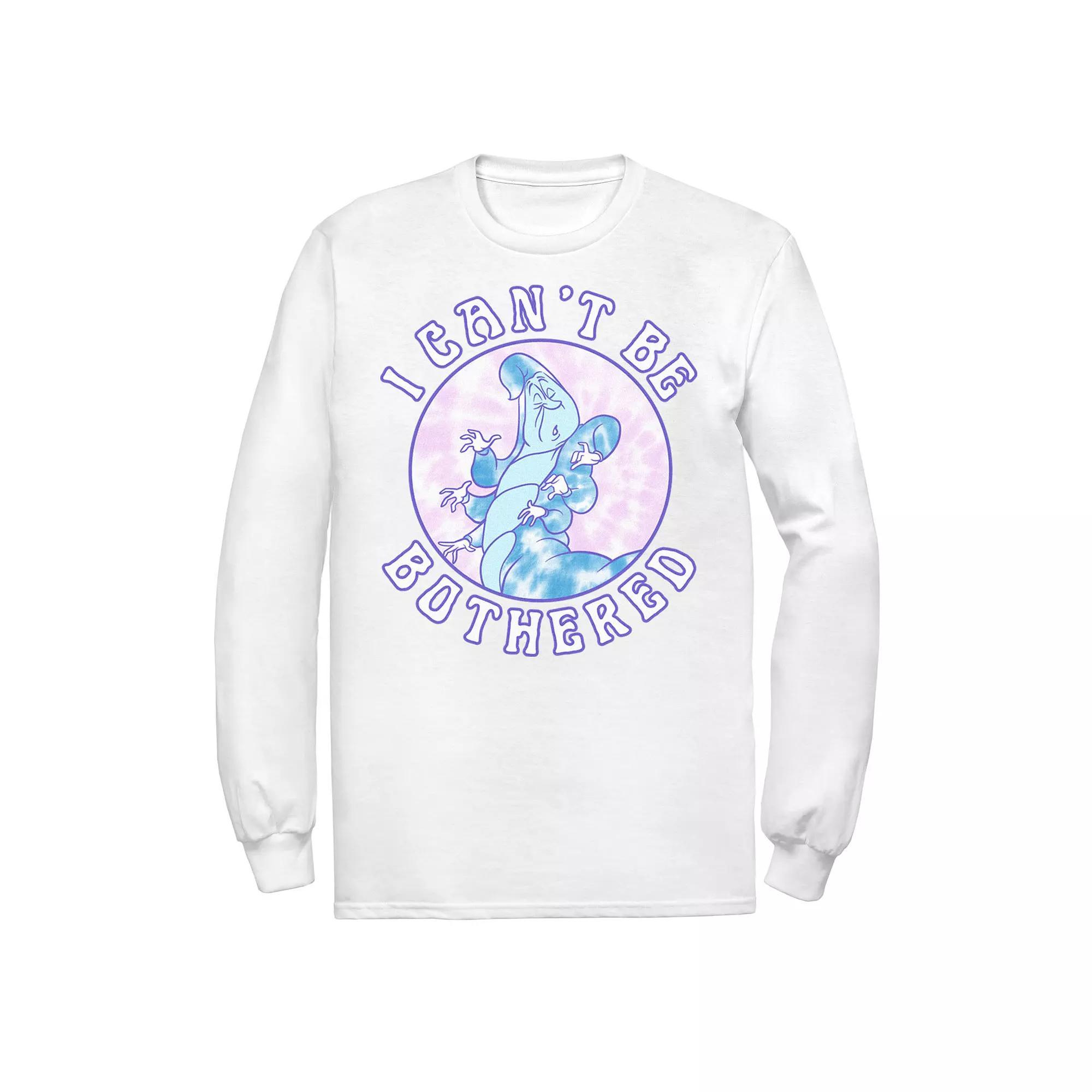 Men's Disney Alice In Wonderland Caterpillar I Can't Be Bothered Tee, Size: Large, White Product Image