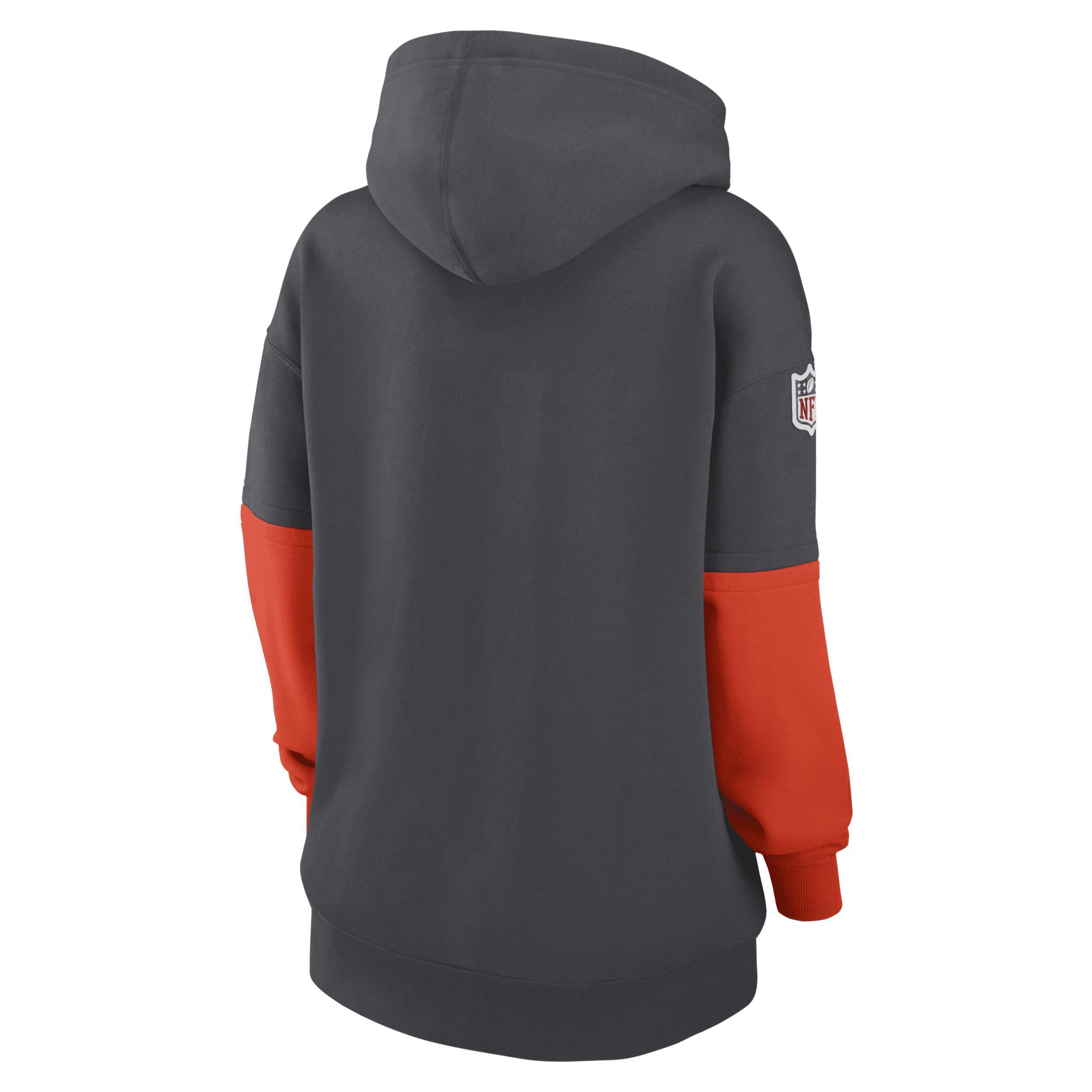 Cleveland Browns Sideline Essential Nike Women's NFL Pullover Hoodie Product Image