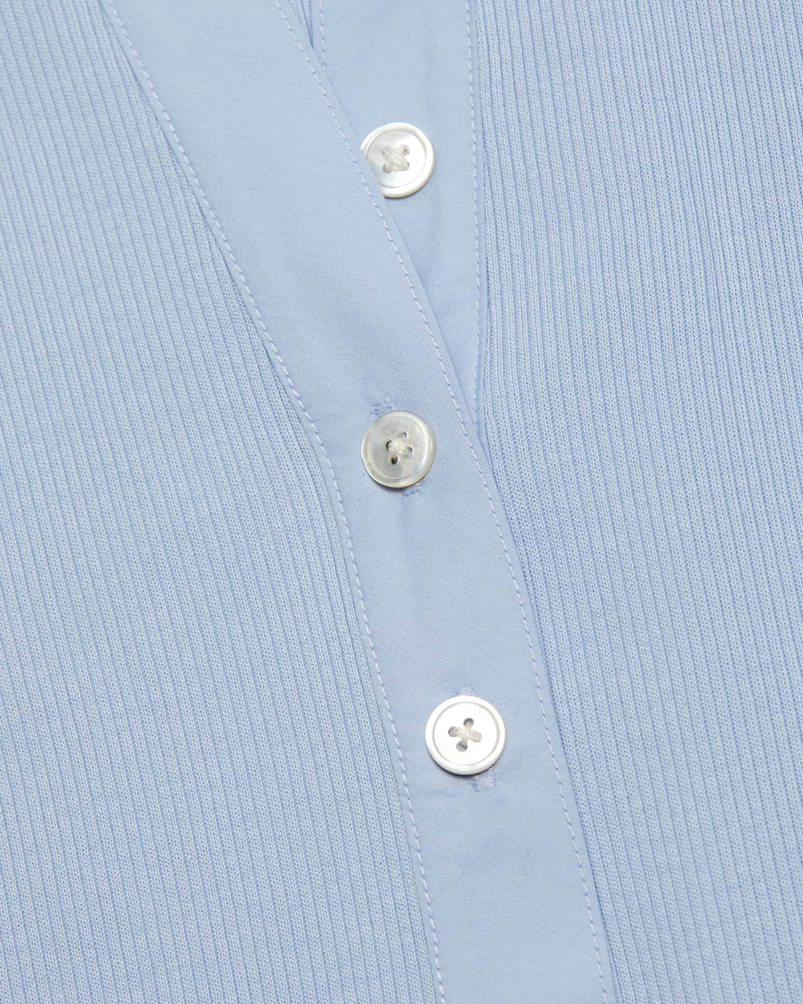 Coralee Puff Sleeve Button-Front Top Product Image