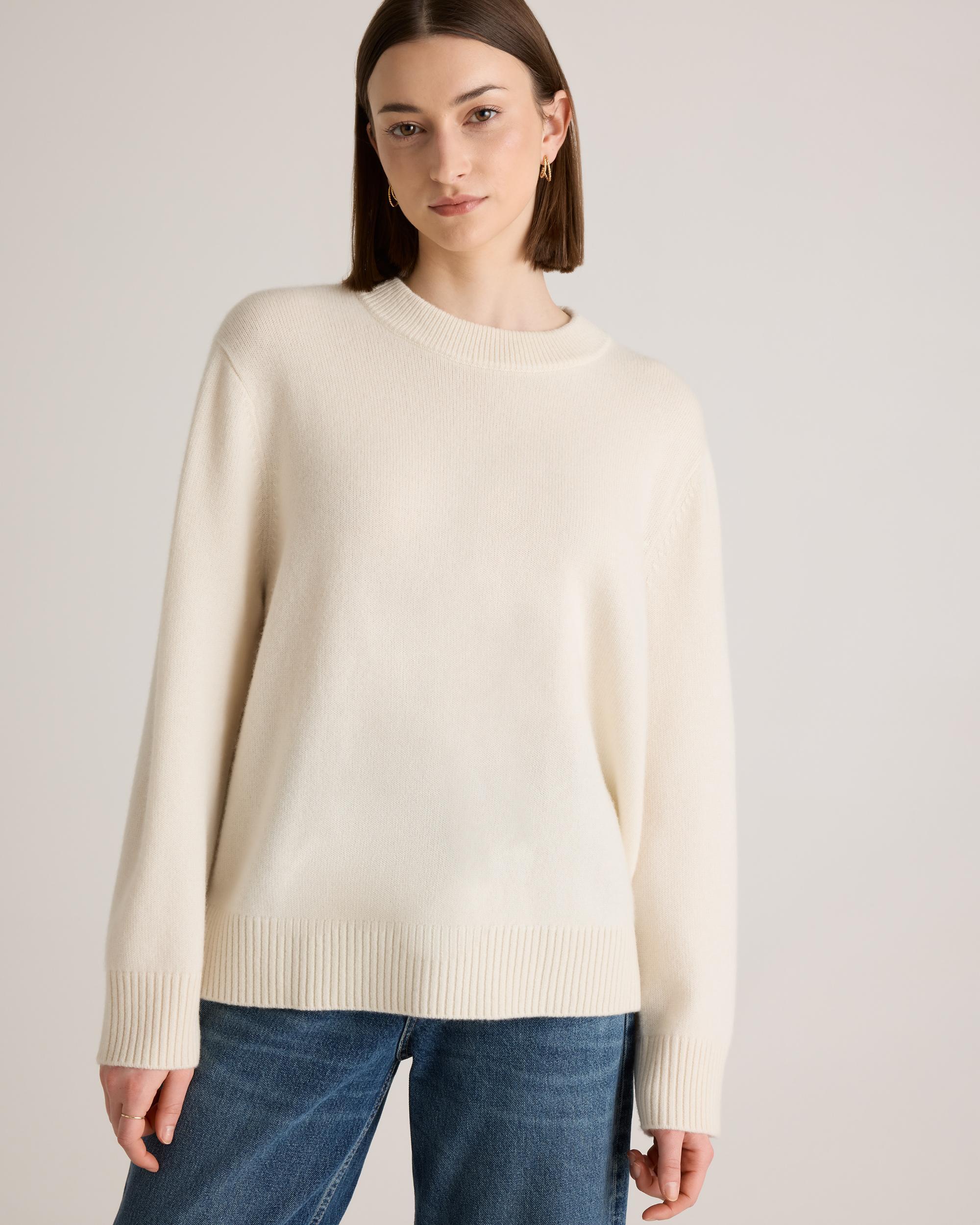 Quince | Women's Mongolian Cashmere OverSized Crewneck Sweater Size XL Product Image
