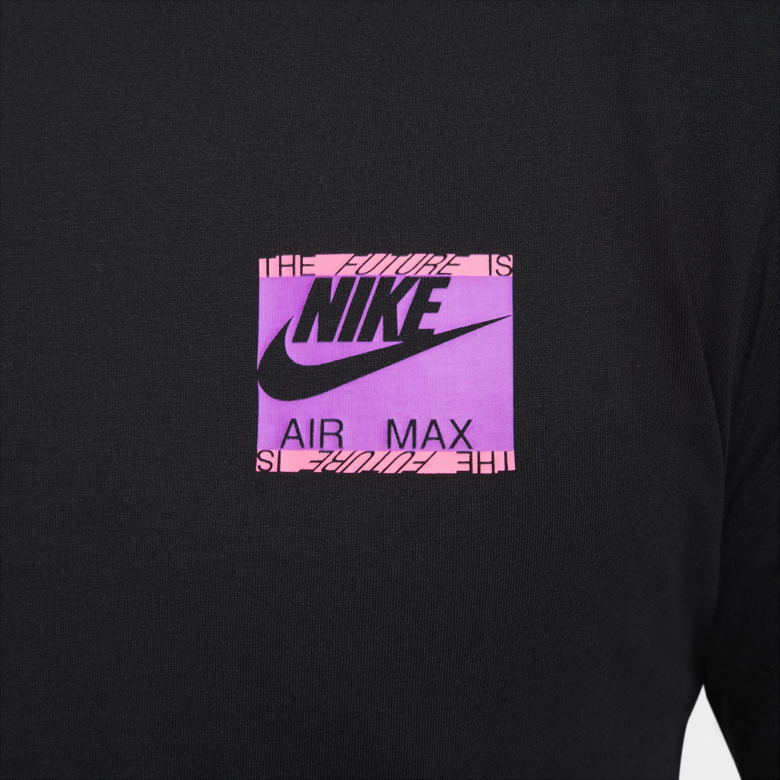 Nike Mens Nike NSW AM Day LBR Air T-Shirt - Mens Black Product Image