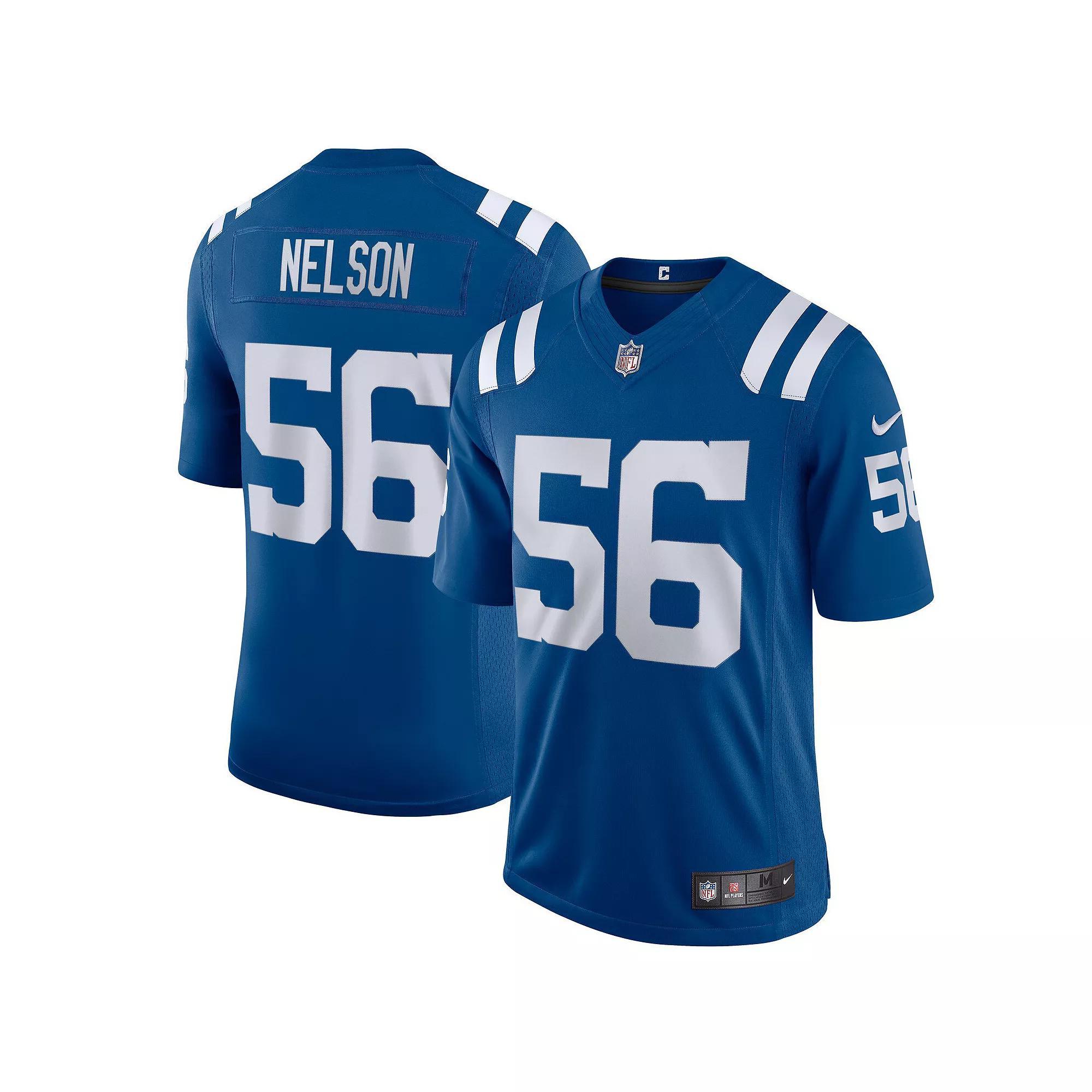 Men's Nike Quenton Nelson Royal Indianapolis Colts Vapor Limited Jersey, Size: Medium, Blue Product Image