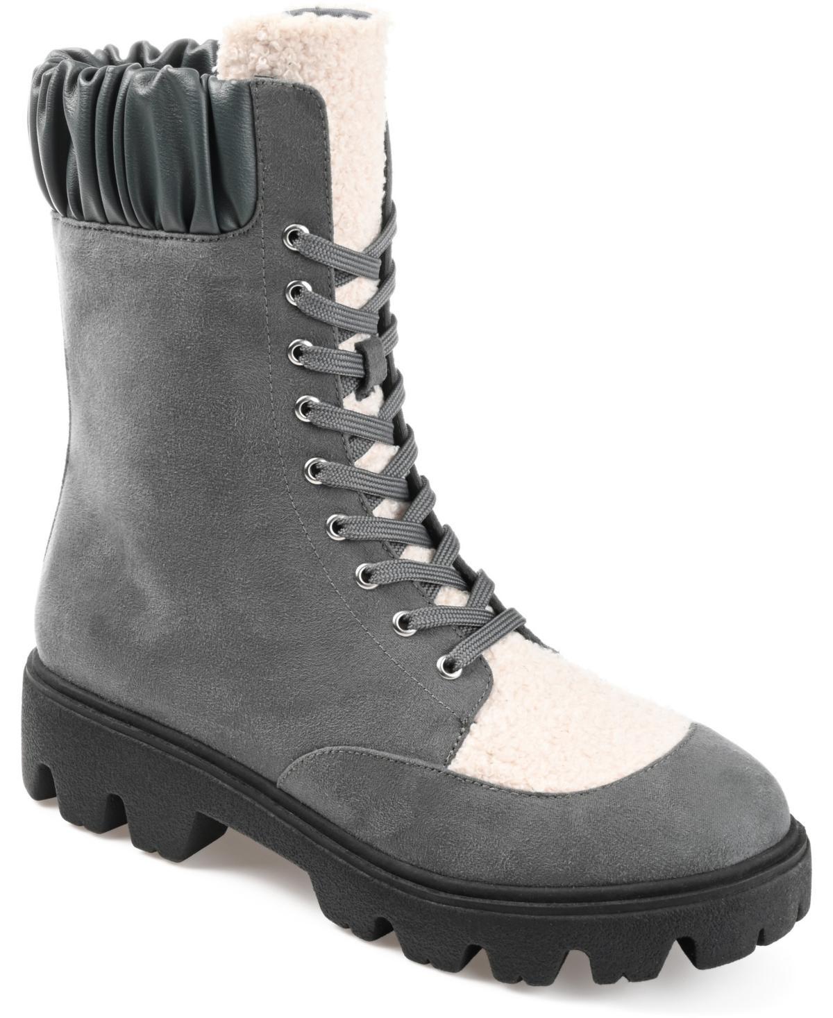 Journee Elinor Tru Comfort Foam Womens Hiker Boots Green Product Image