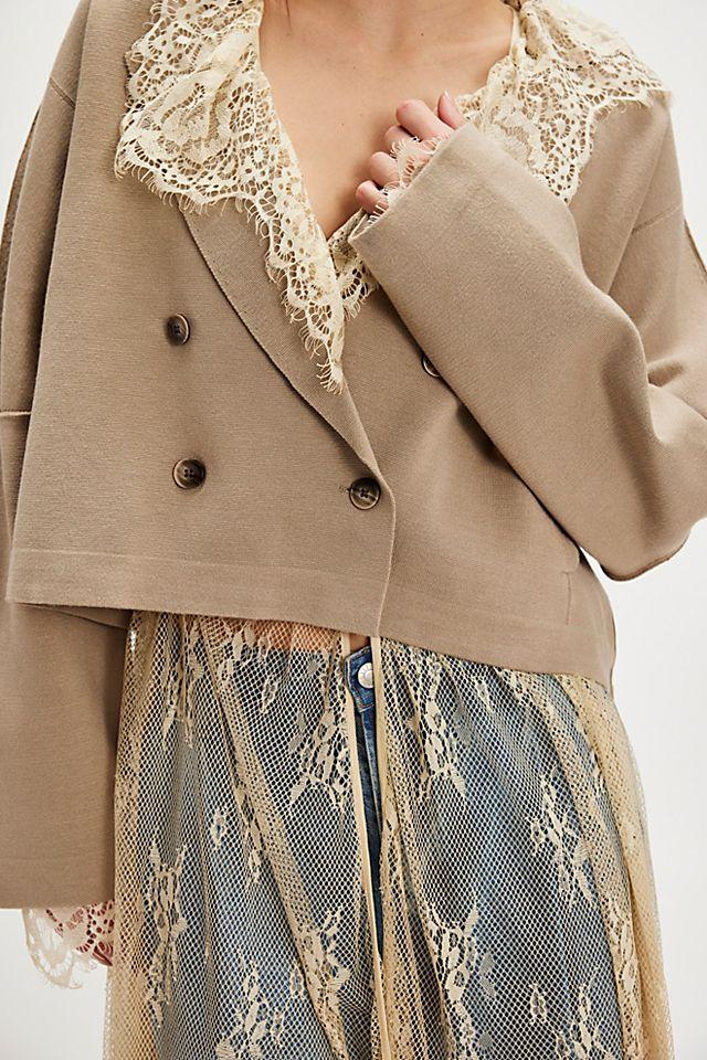 We The Free Sadie Crop Sweater Blazer Product Image