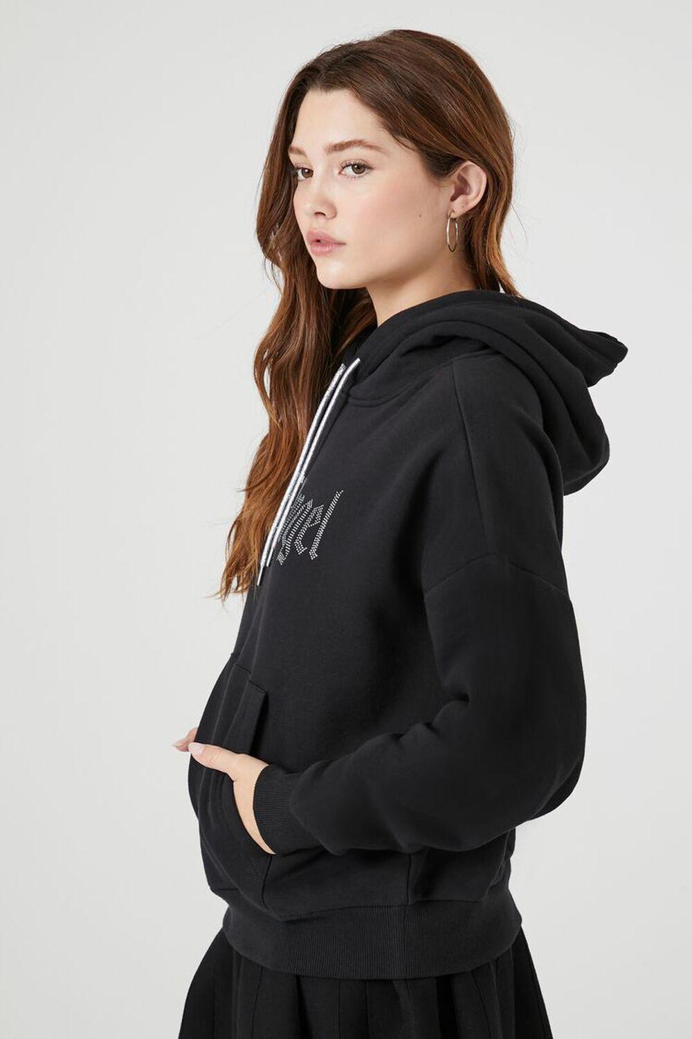 Rhinestone Dark Angel Hoodie | Forever 21 Product Image