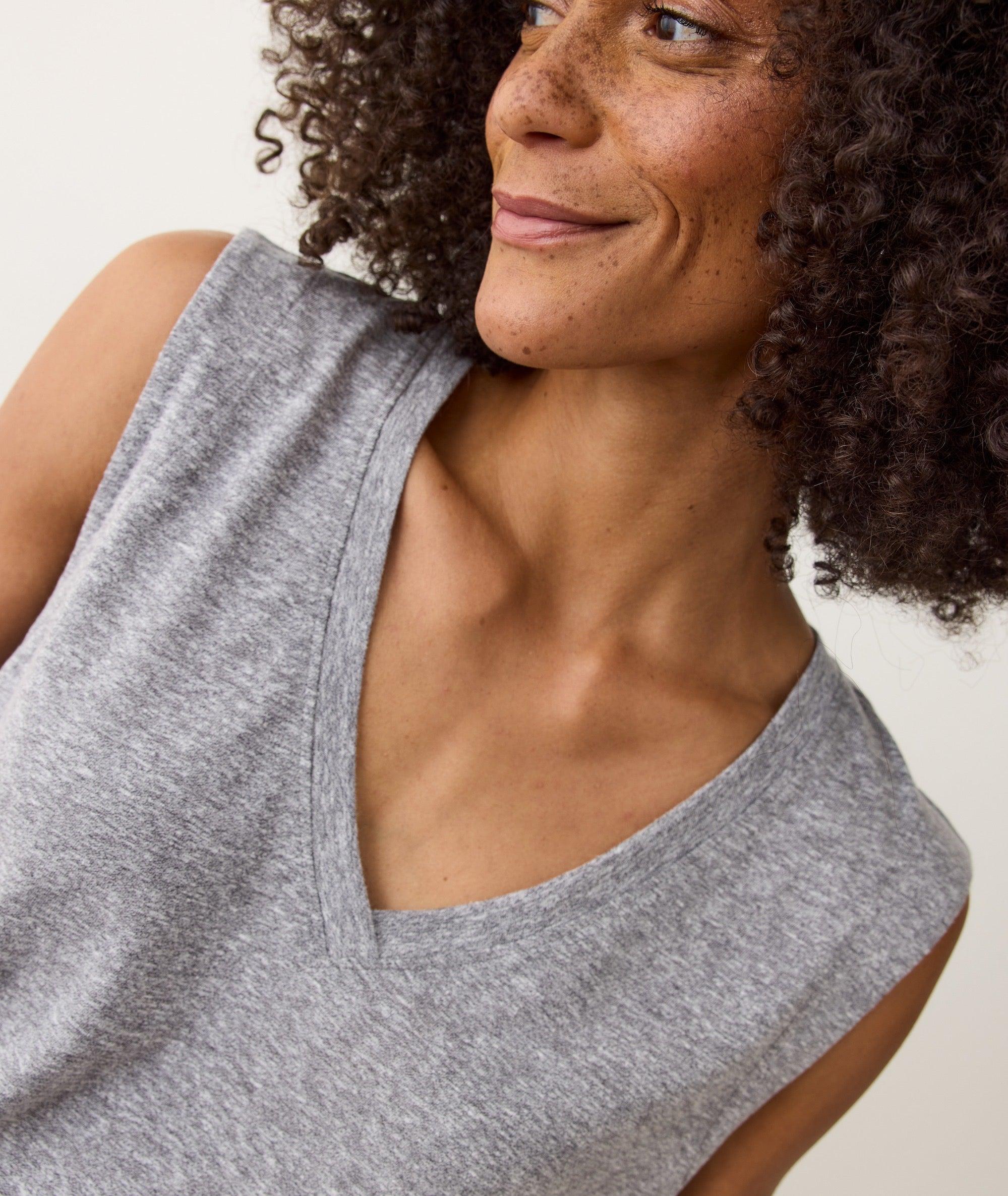 Tissue V-Neck Tank Product Image