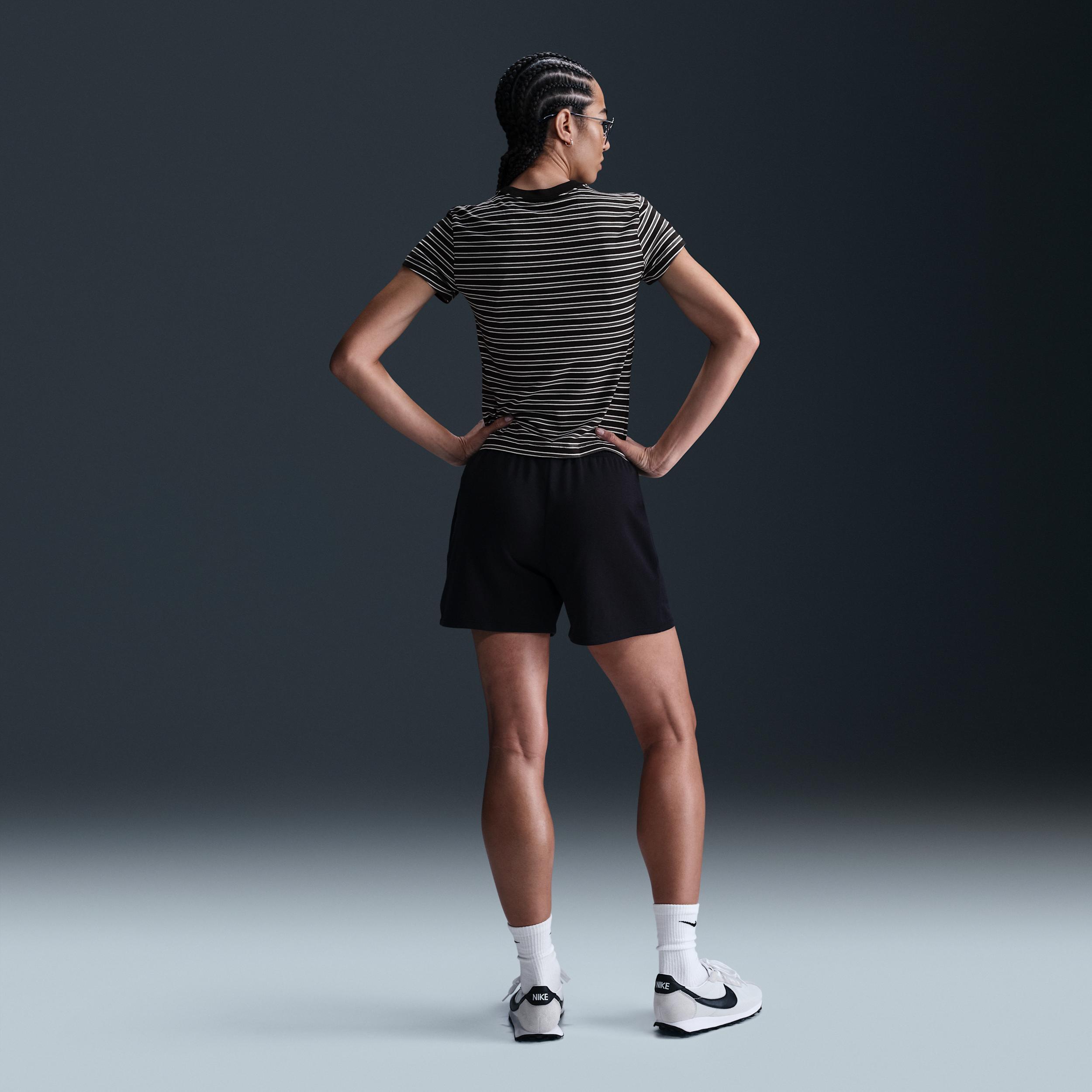 Women's Nike Sportswear Chill Knit Slim Striped T-Shirt Product Image
