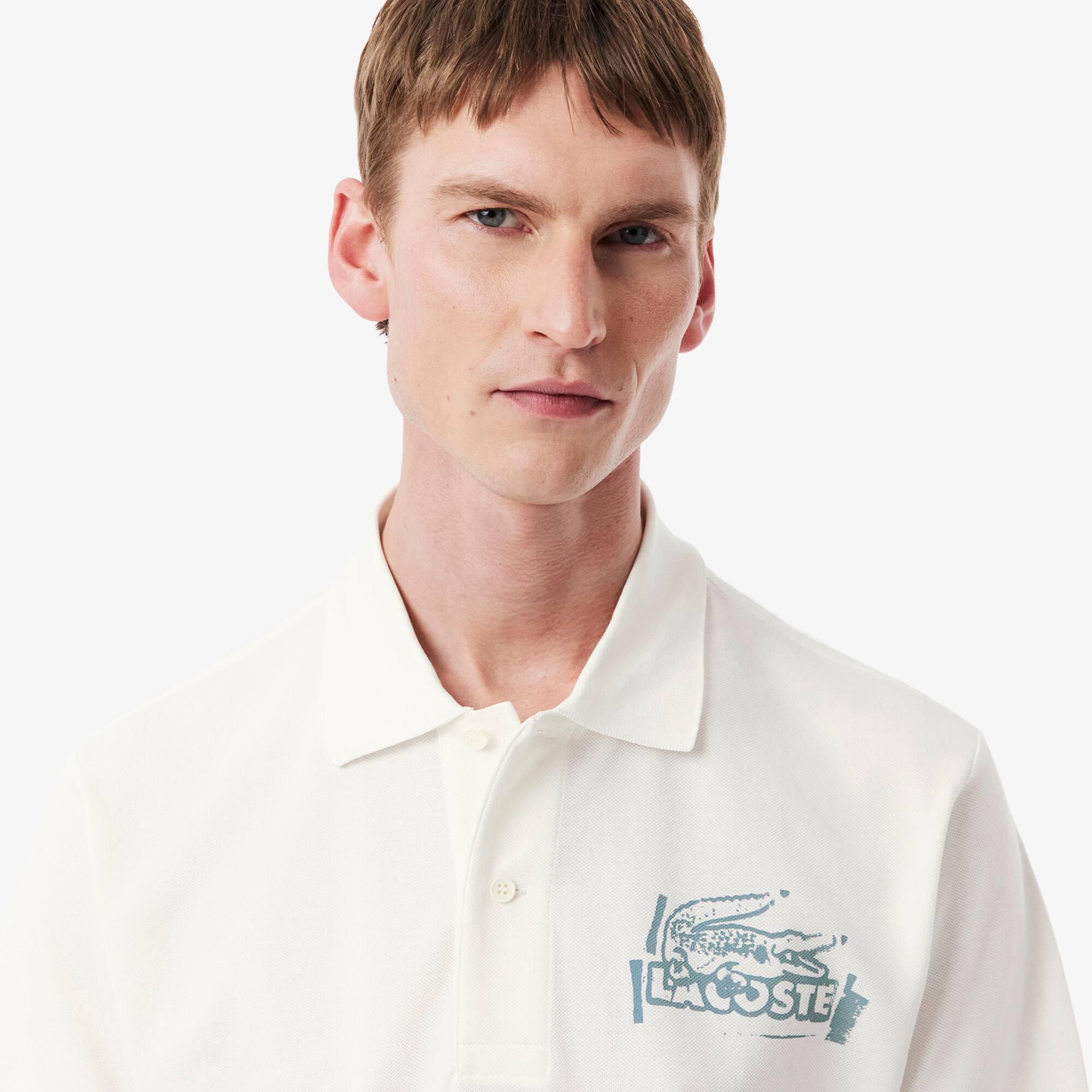 Classic Fit Printed L.12.12 Polo Shirt Product Image