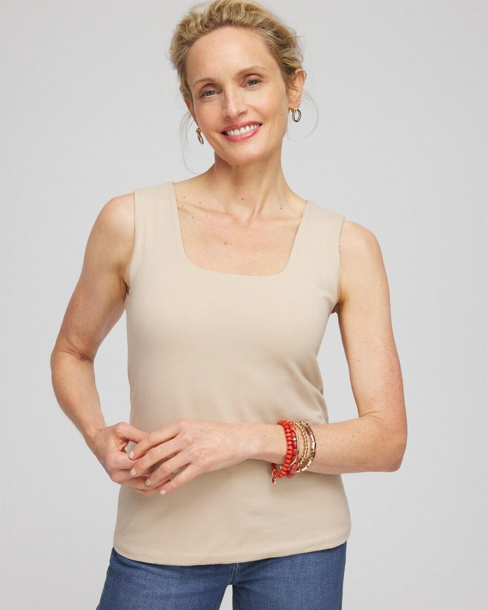Contour Cotton™ Square Neck Tank Product Image