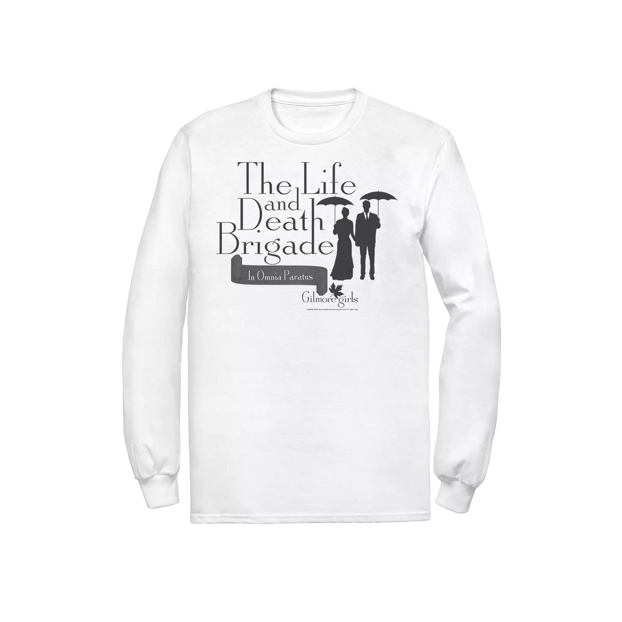 Men's Gilmore Girls Life and Death Logo Tee, Size: Medium, White Product Image