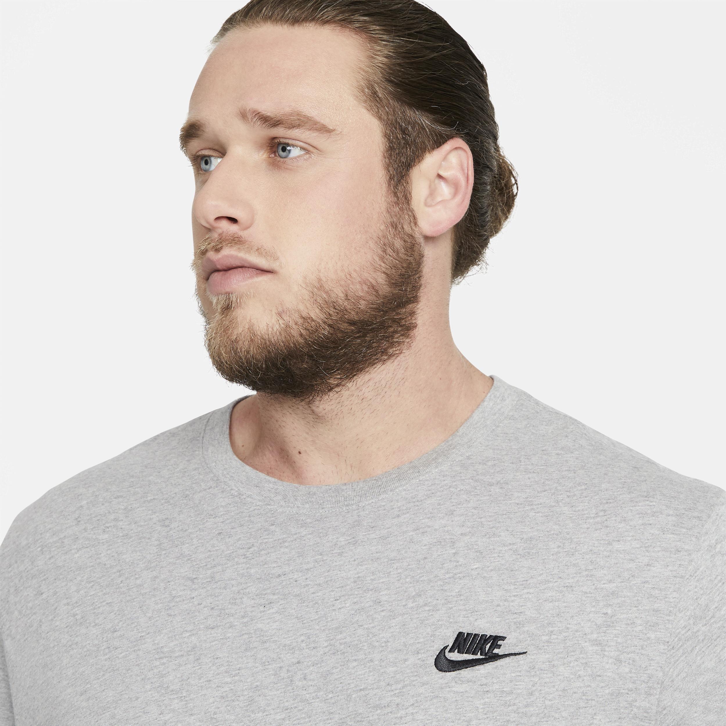 Big & Tall Nike Sportswear Club Tee, Mens Dark Gray Grey Product Image
