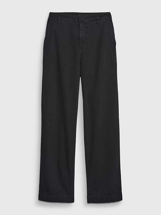 Mid Rise Loose Khakis Product Image