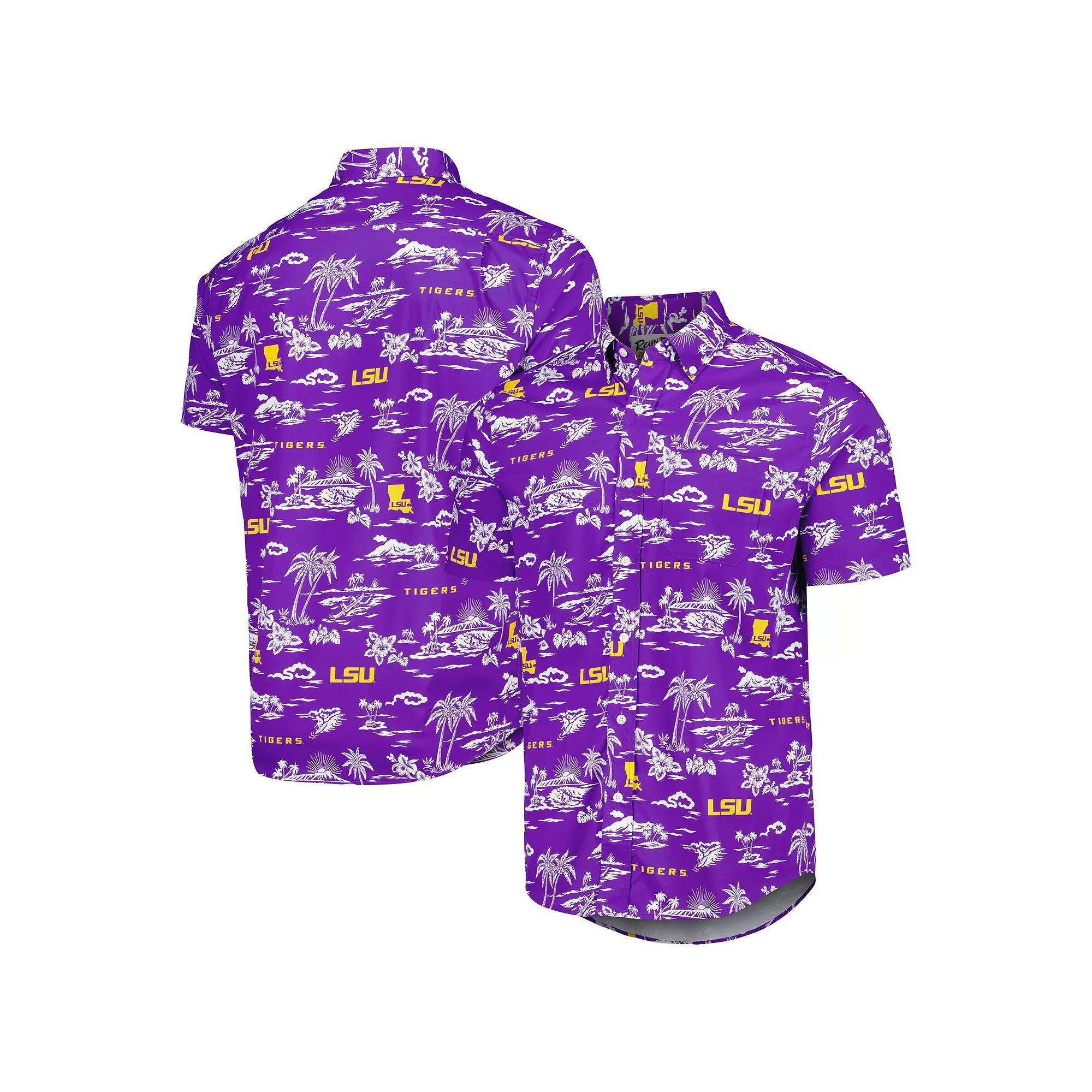 Men's Reyn Spooner Purple LSU Tigers Classic Button-Down Shirt, Size: Medium Product Image