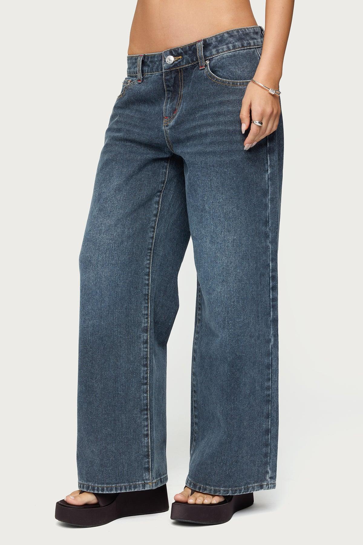 Petite Ace Relaxed Jeans Product Image