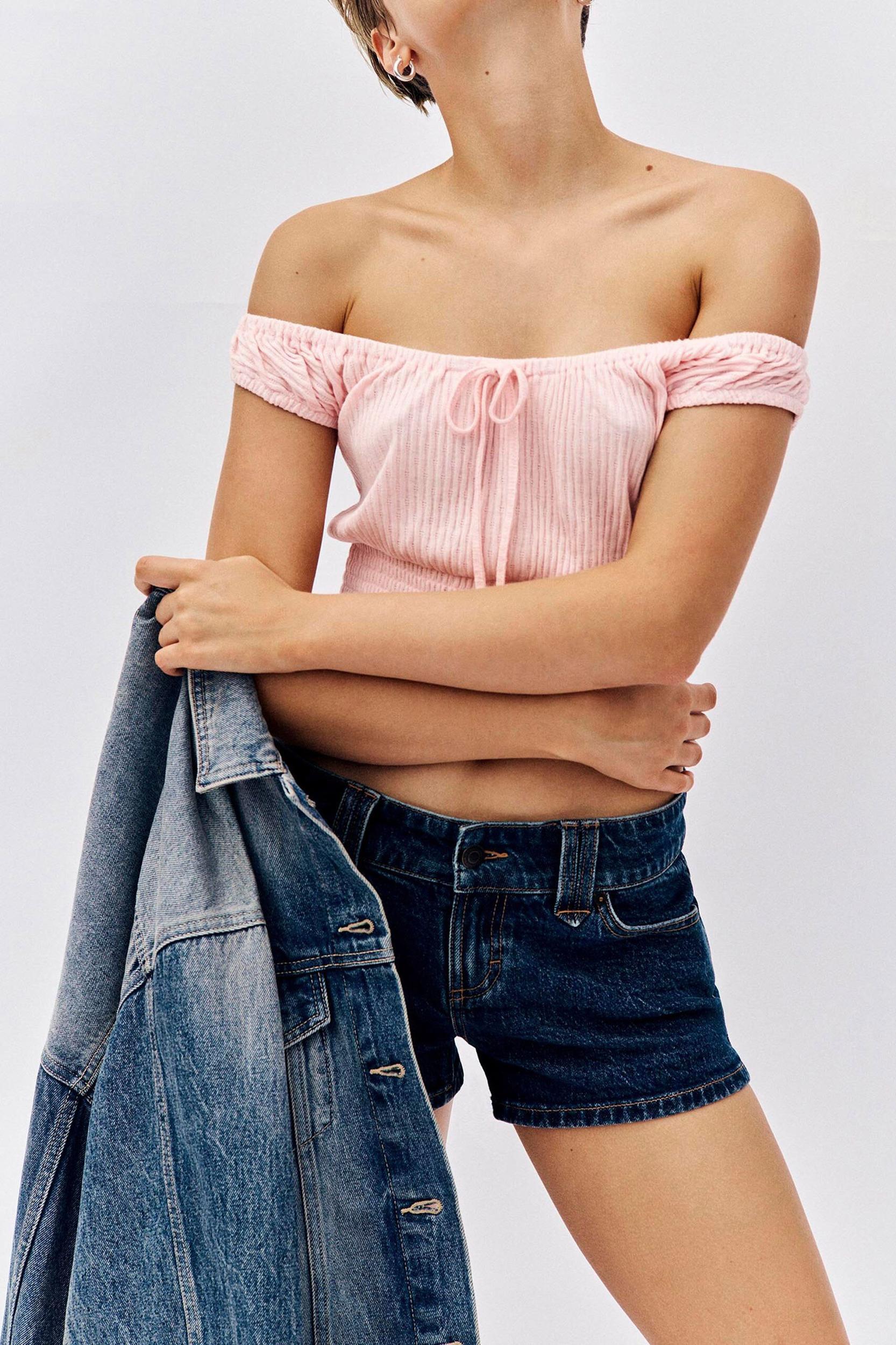 Cotton On Women - Chloe Shirred Short Sleeve Top - Flossy pink Product Image