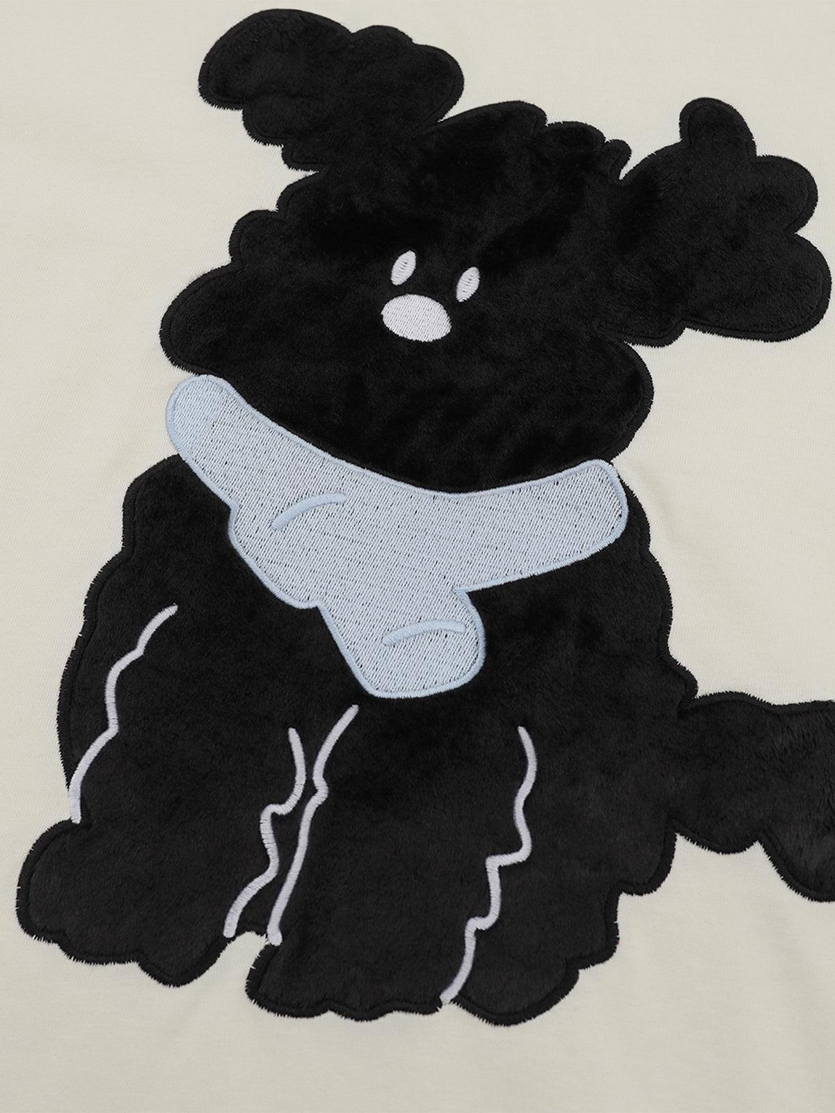 Aelfric Eden Puppy Applique Embroidery Tee Product Image