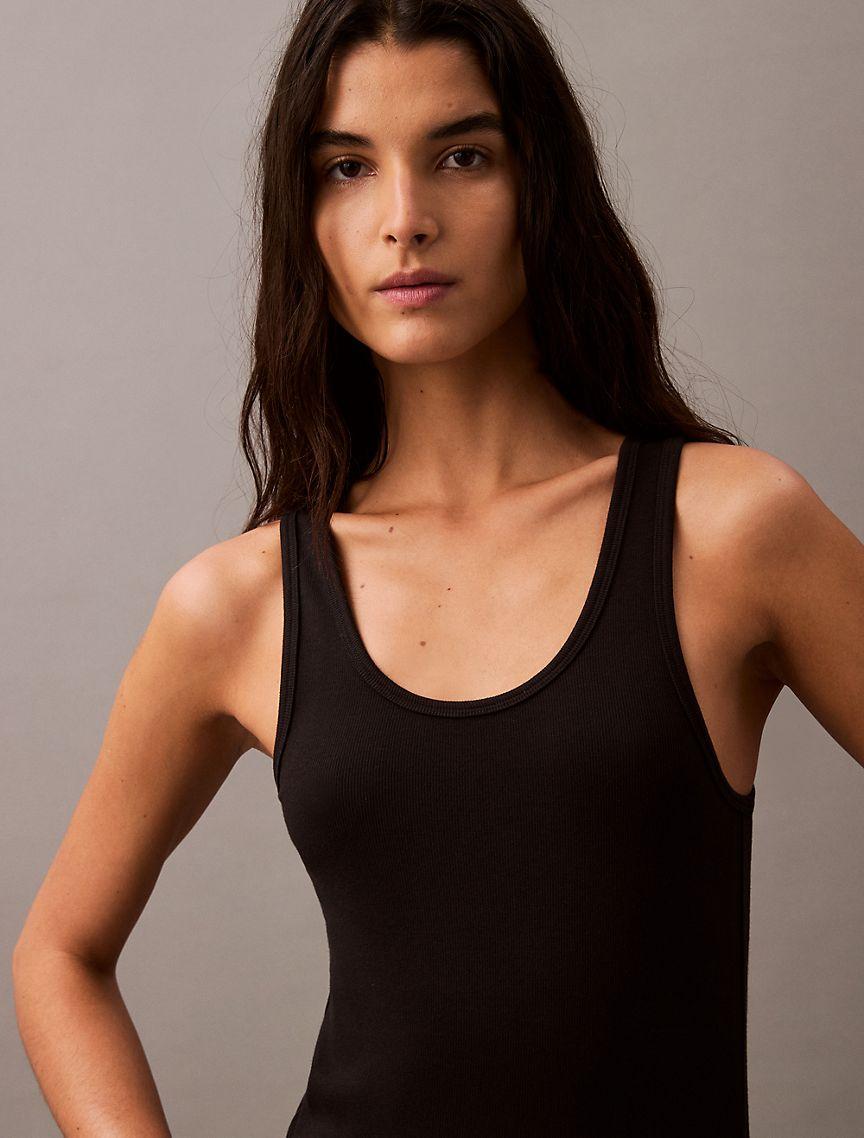 Rib Slip Dress Product Image