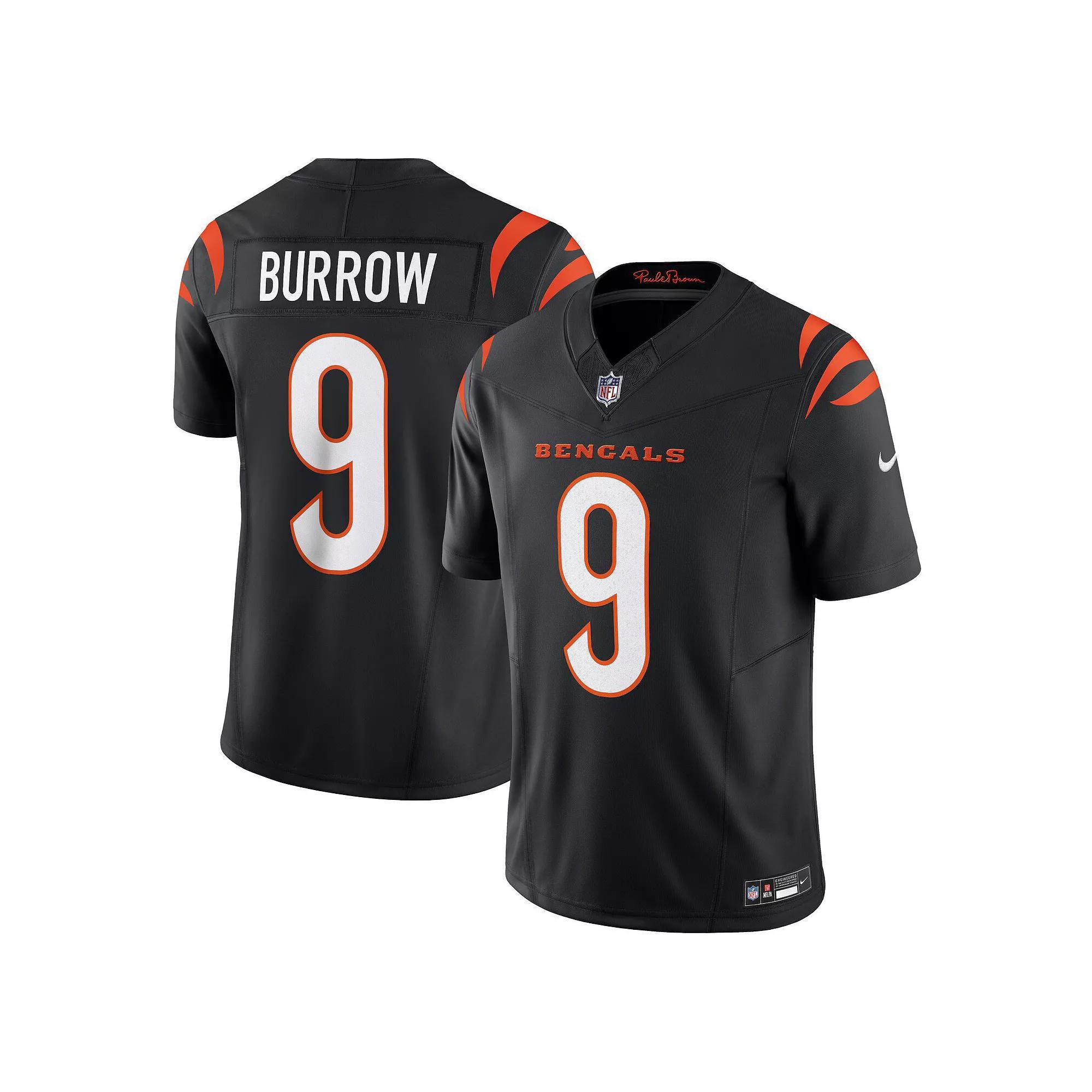 Men's Nike Joe Burrow Black Cincinnati Bengals Vapor F.U.S.E. Limited Jersey, Size: 3XL Product Image