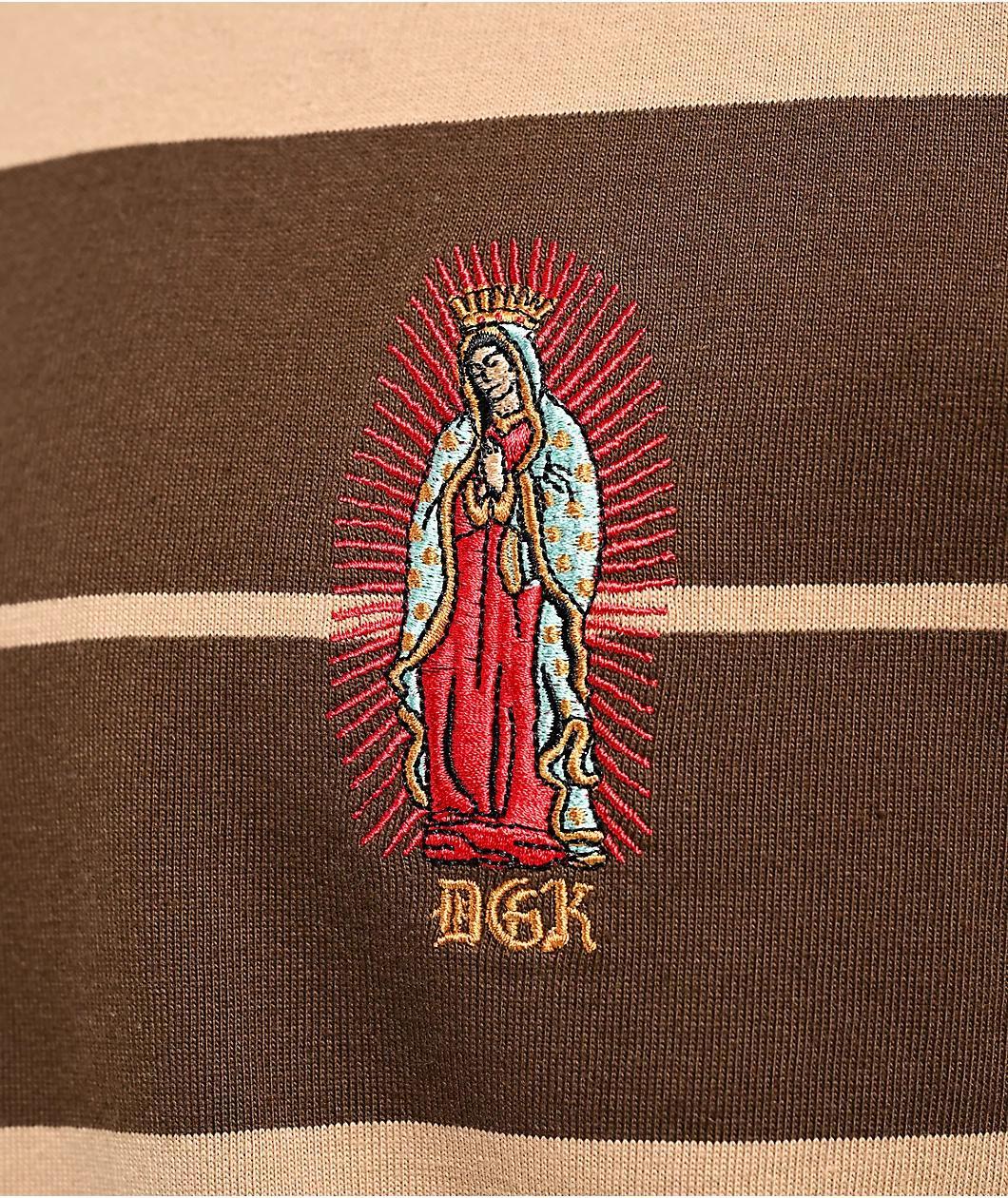 DGK Glory Brown & Tan Knit T-Shirt Product Image
