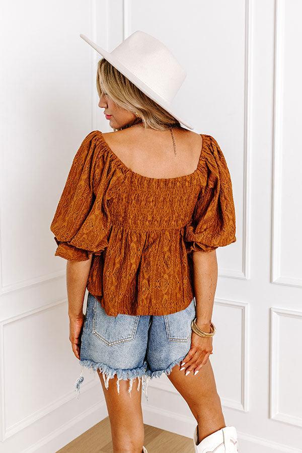 Afternoon Date Babydoll Top Product Image
