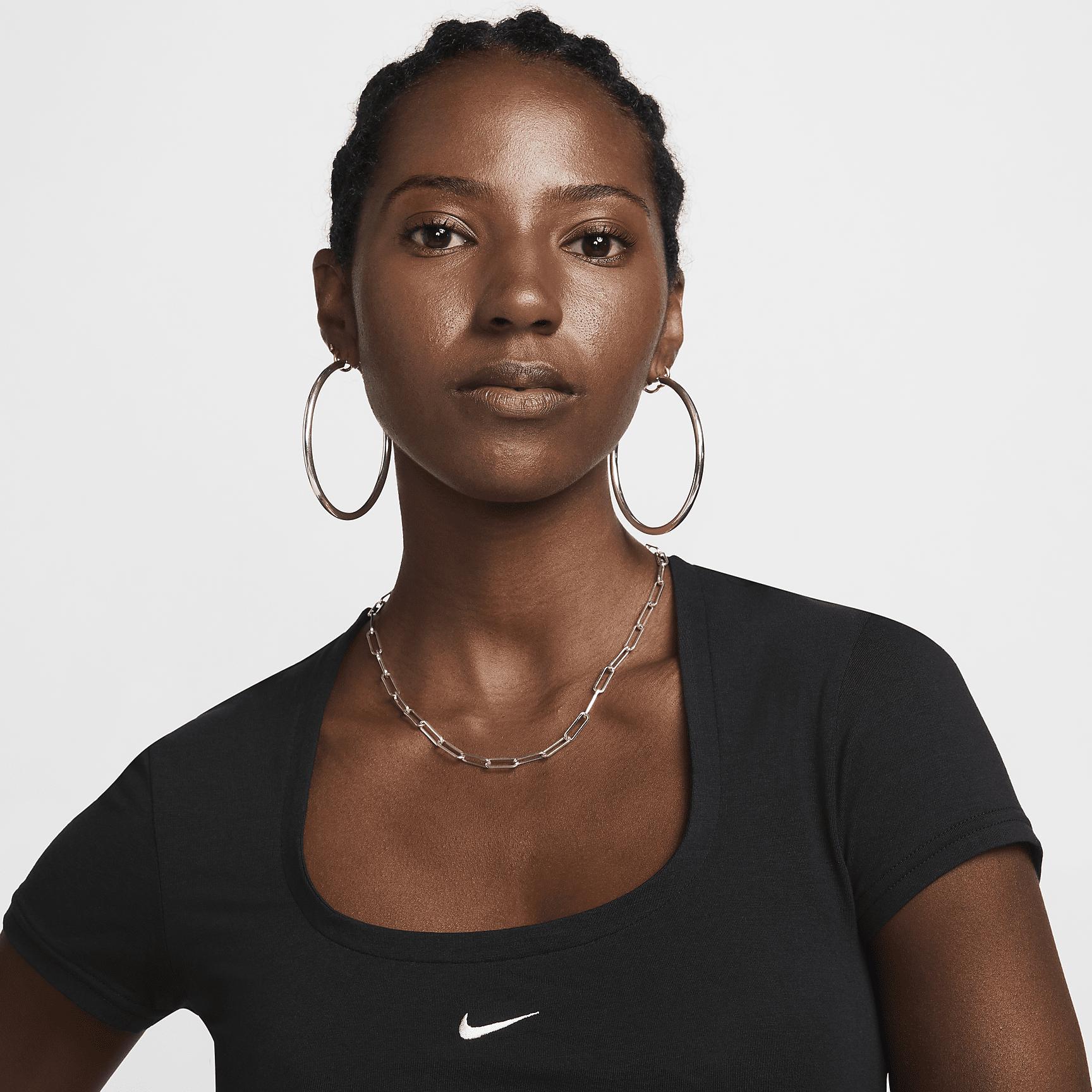 Nike Sportswear Chill Knit Women's Short-Sleeve Square-Neck Top Product Image