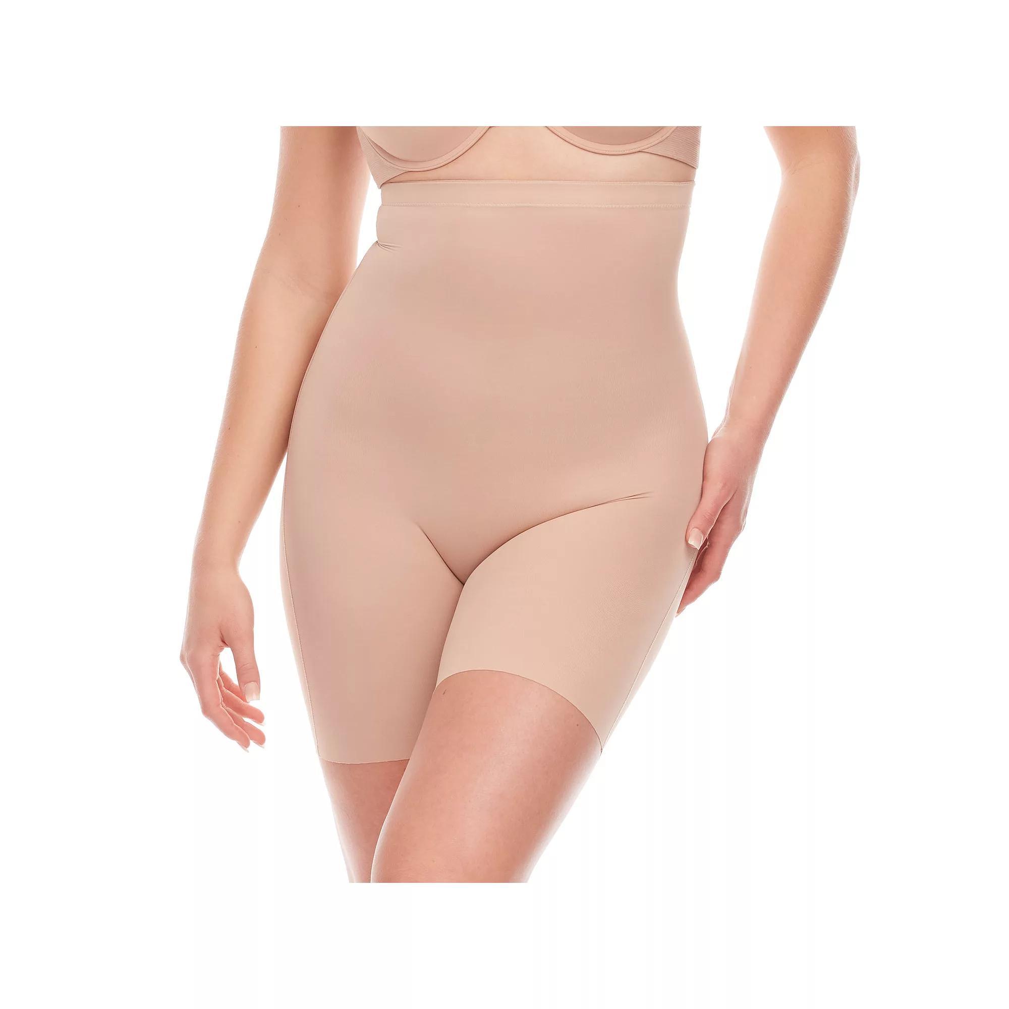 RED HOT by SPANX® Women's Moderate Control Shapewear Flawless Finish High-Waist Mid-Thigh 10240R, Size: 2XL, Neutral Product Image