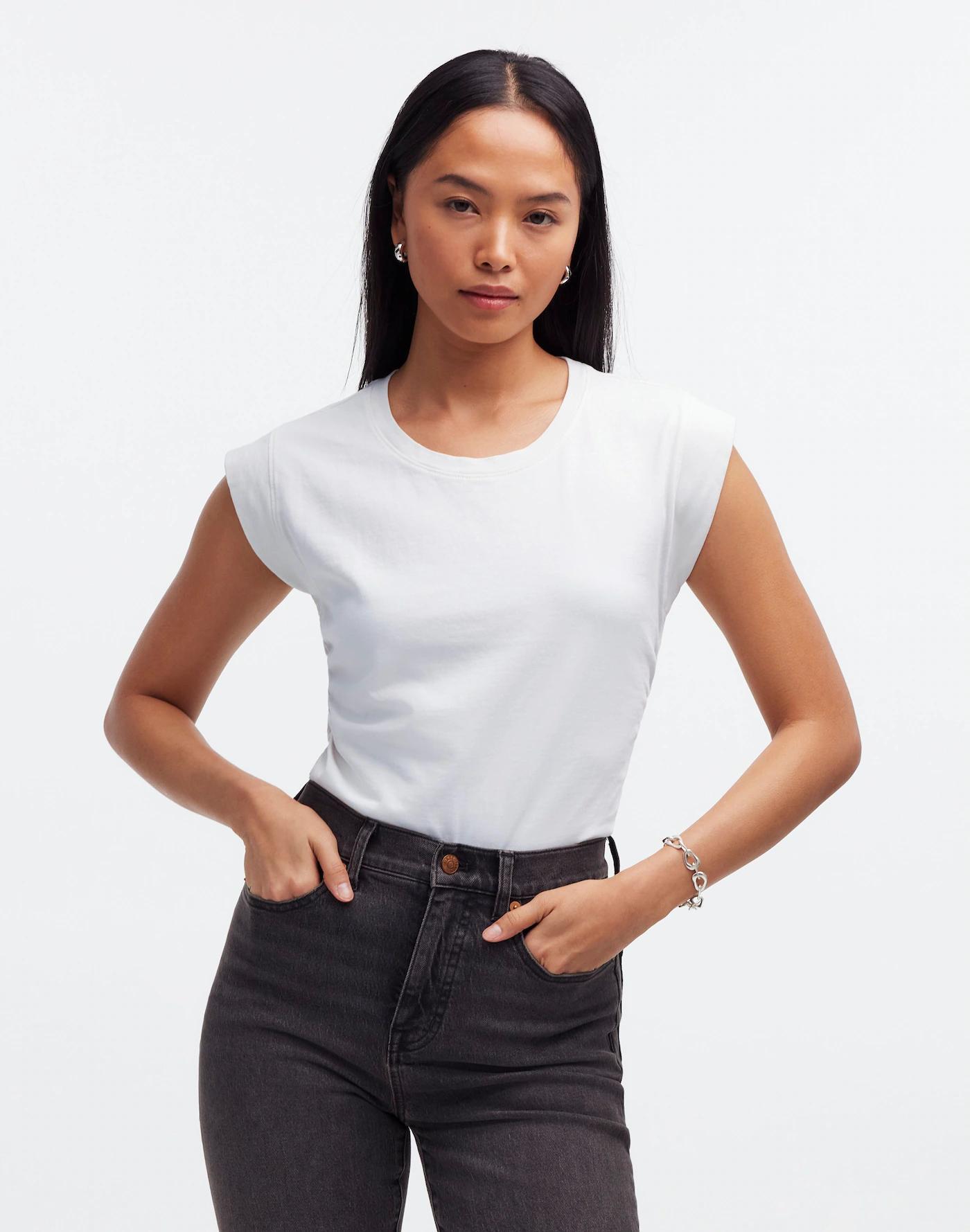 Side-Cinch Muscle Tee Product Image