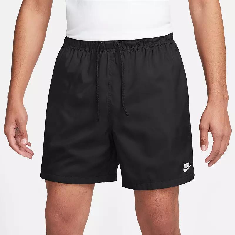 Big & Tall Nike Club Woven Flow Shorts, Men's, Size: Large Tall, Black Product Image