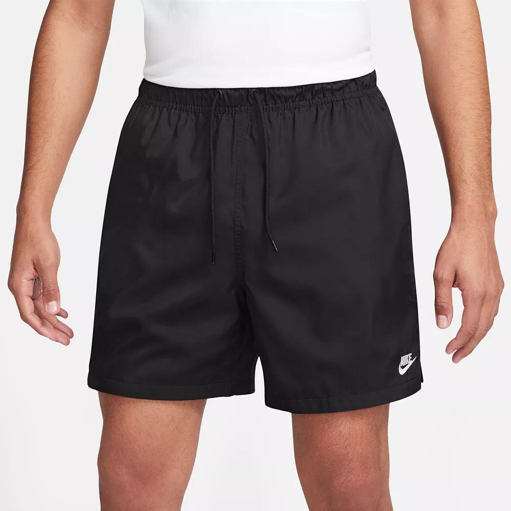 Big & Tall Nike Club Woven Flow Shorts, Men's, Size: Large Tall, Black Product Image