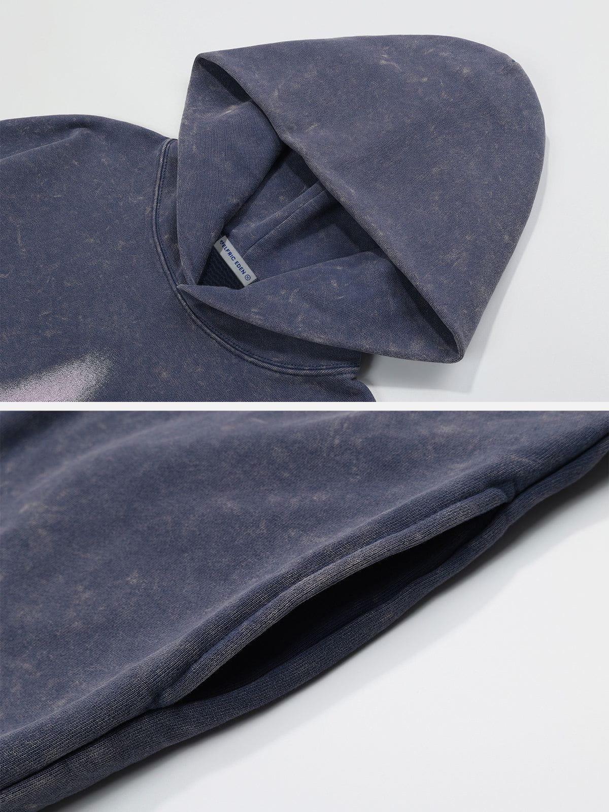 Blurring Star Washed Hoodie Product Image