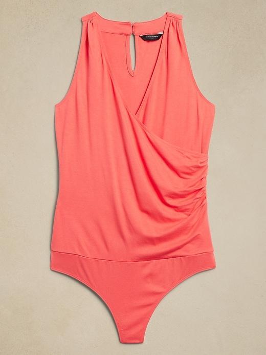 Halter Wrap-Waist Bodysuit Product Image