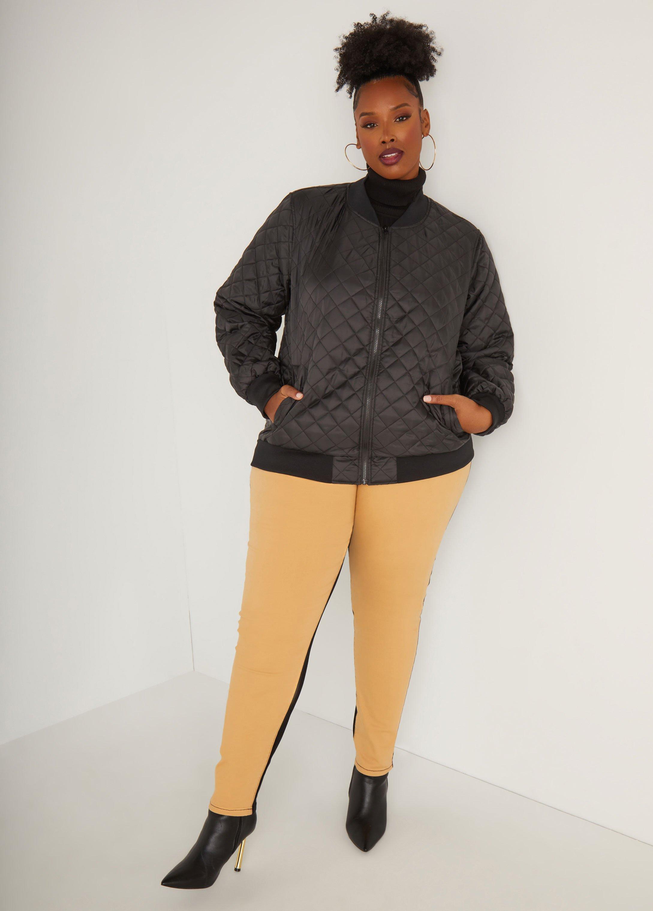 Mid Rise Two Tone Jeggings Product Image
