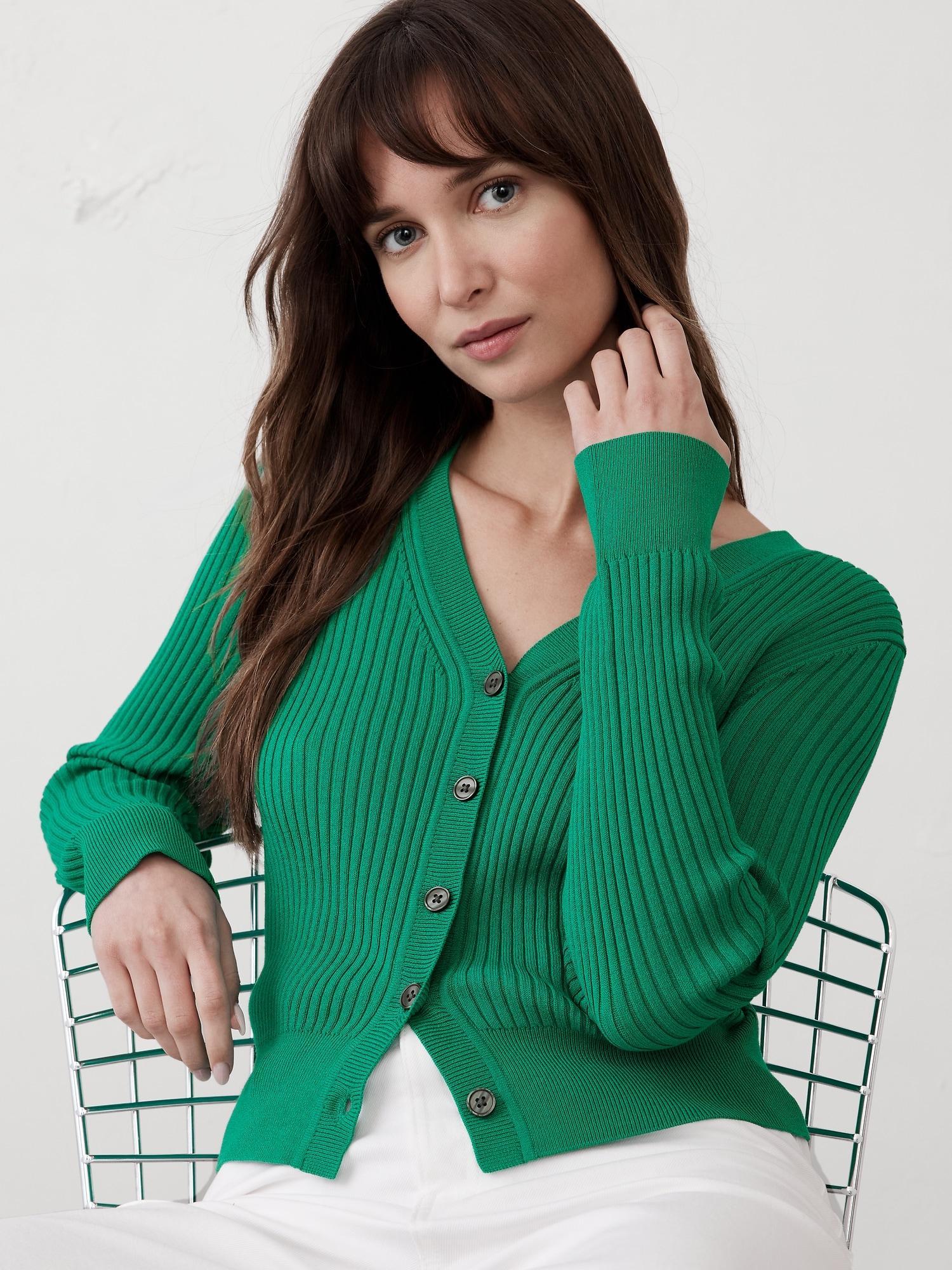 Ribbed Cardigan Product Image