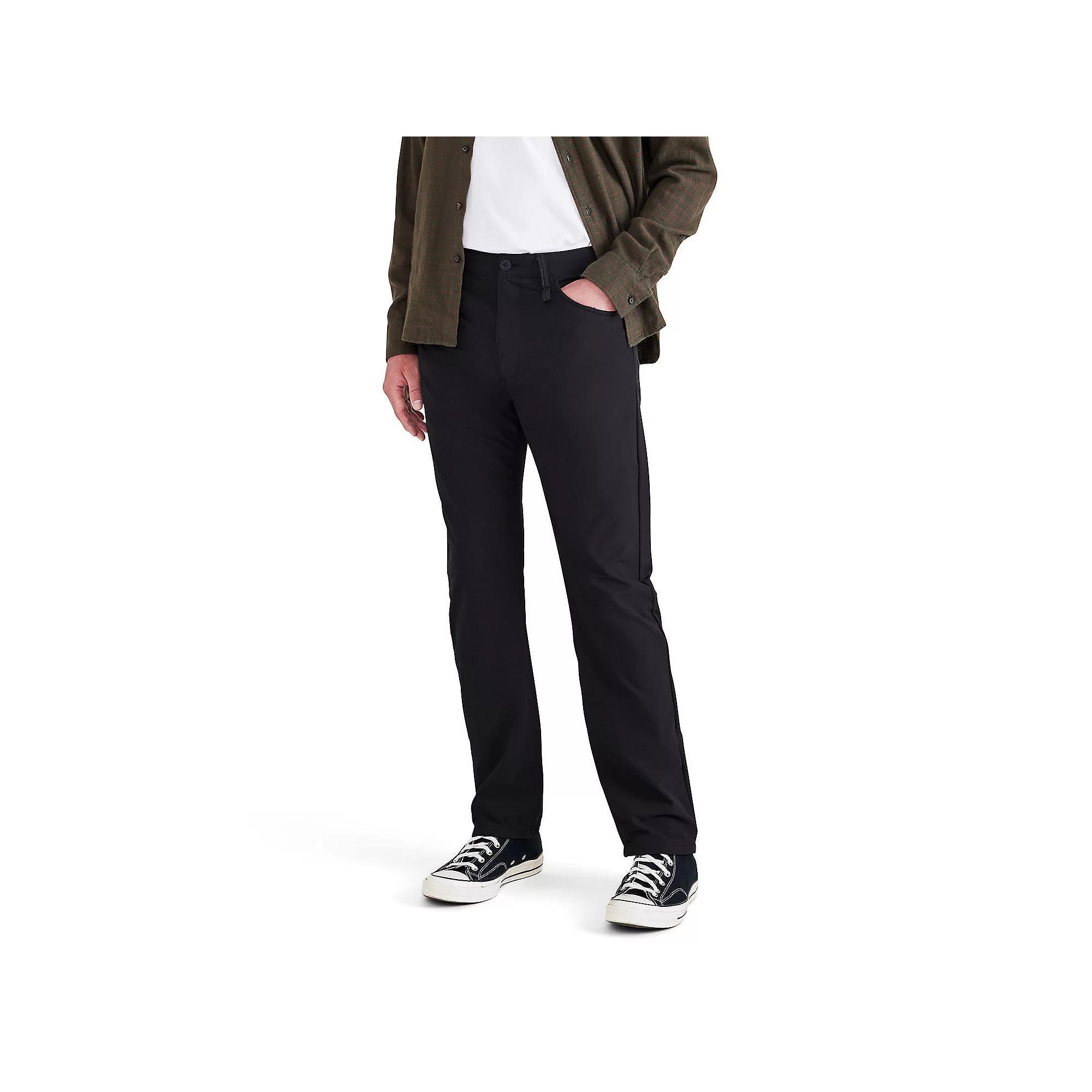 Men's Dockers® Go Jean Cut Straight-Fit Pants, Size: 32 X 32, Beautiful Black Product Image