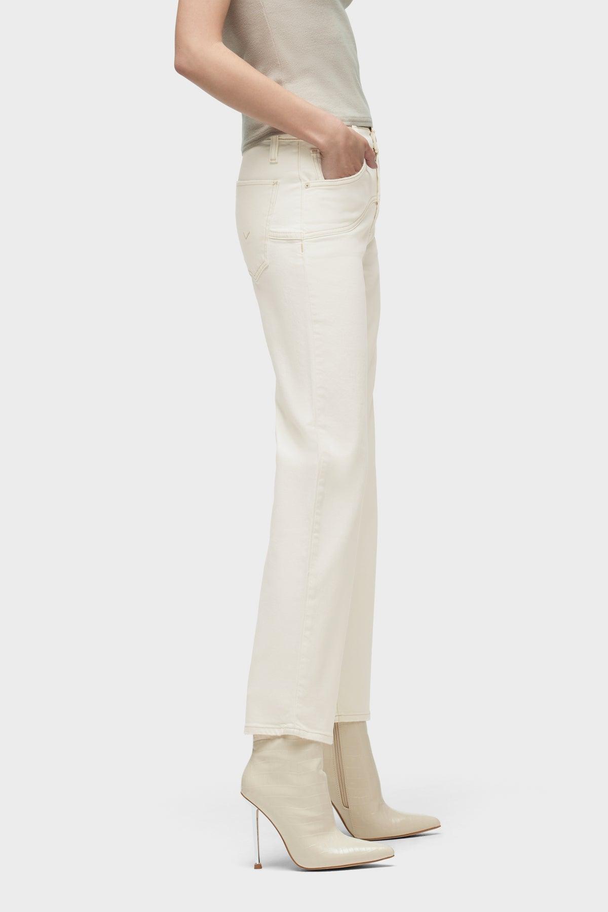 Rosie High-Rise Front Yoke Wide Leg Ankle Jean Female Product Image