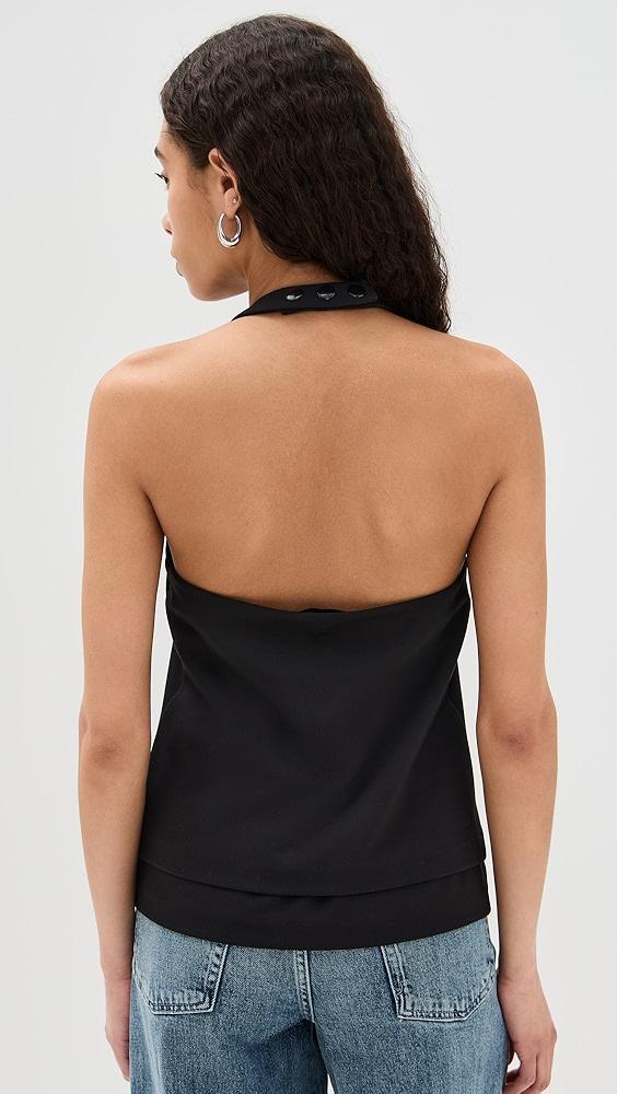 rag & bone Irina Snap Halter Top | Shopbop Product Image