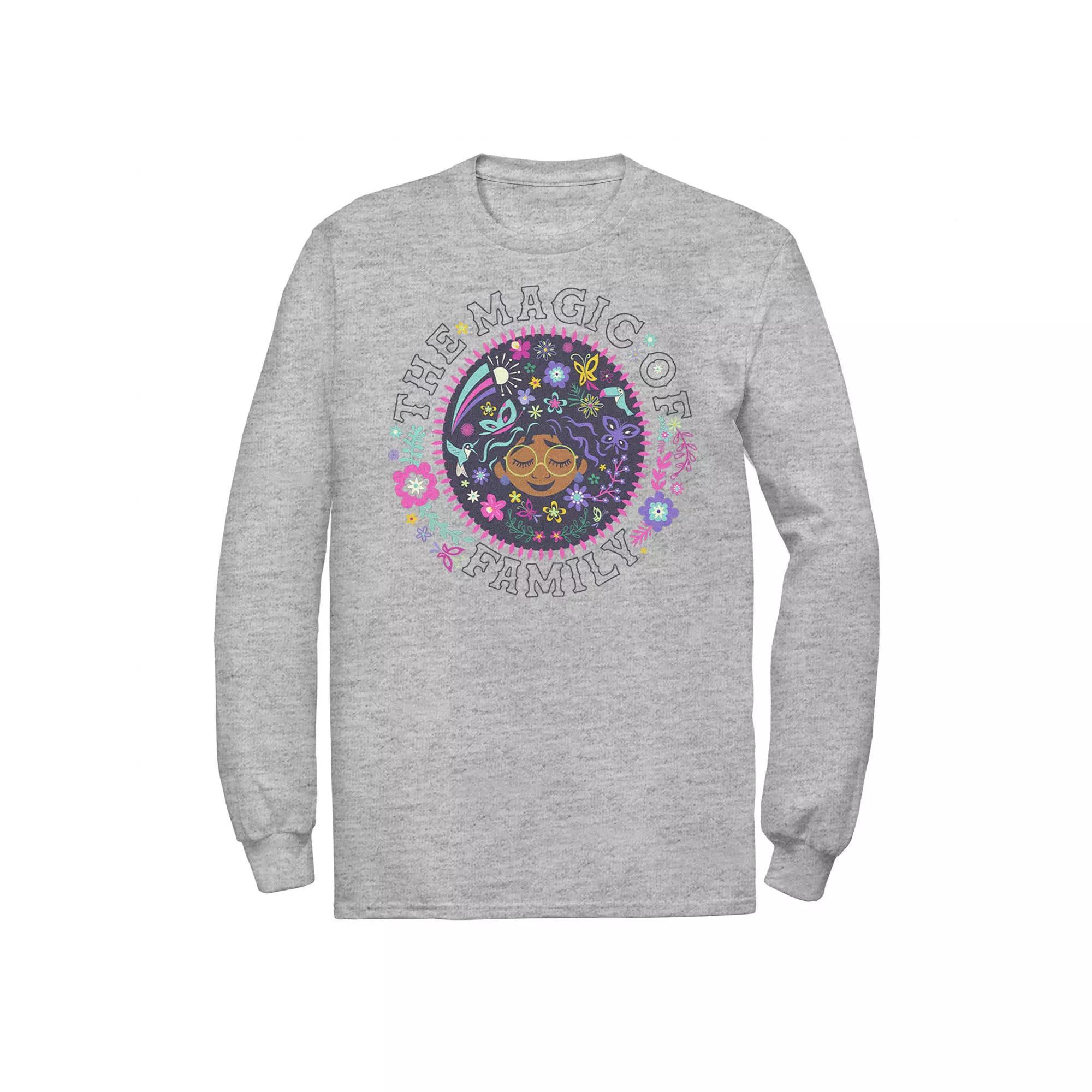 Disney's Encanto The Magic Of Family Mirabel Circle Portrait Men's Tee, Size: Small, Athletic Grey Product Image