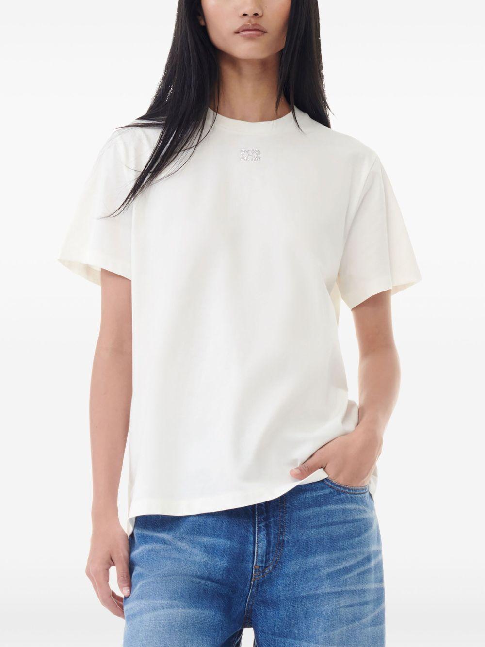 logo-embellished cotton T-shirt Product Image