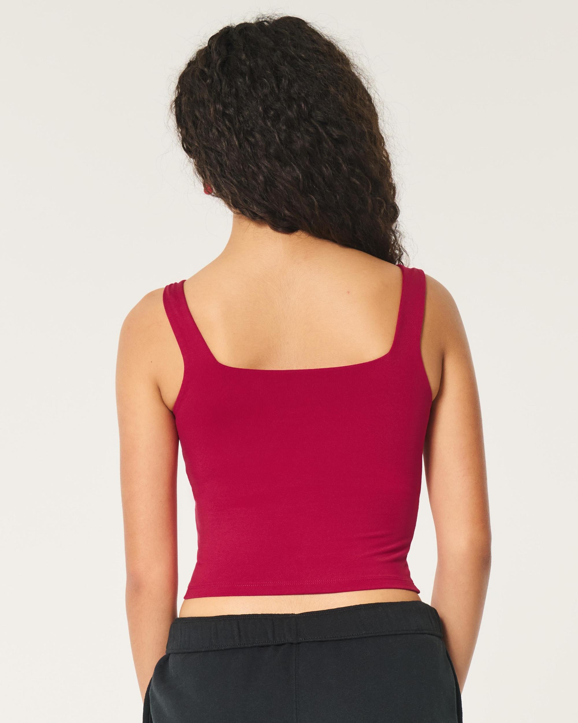 Seamless Fabric Square-Neck Tank Product Image