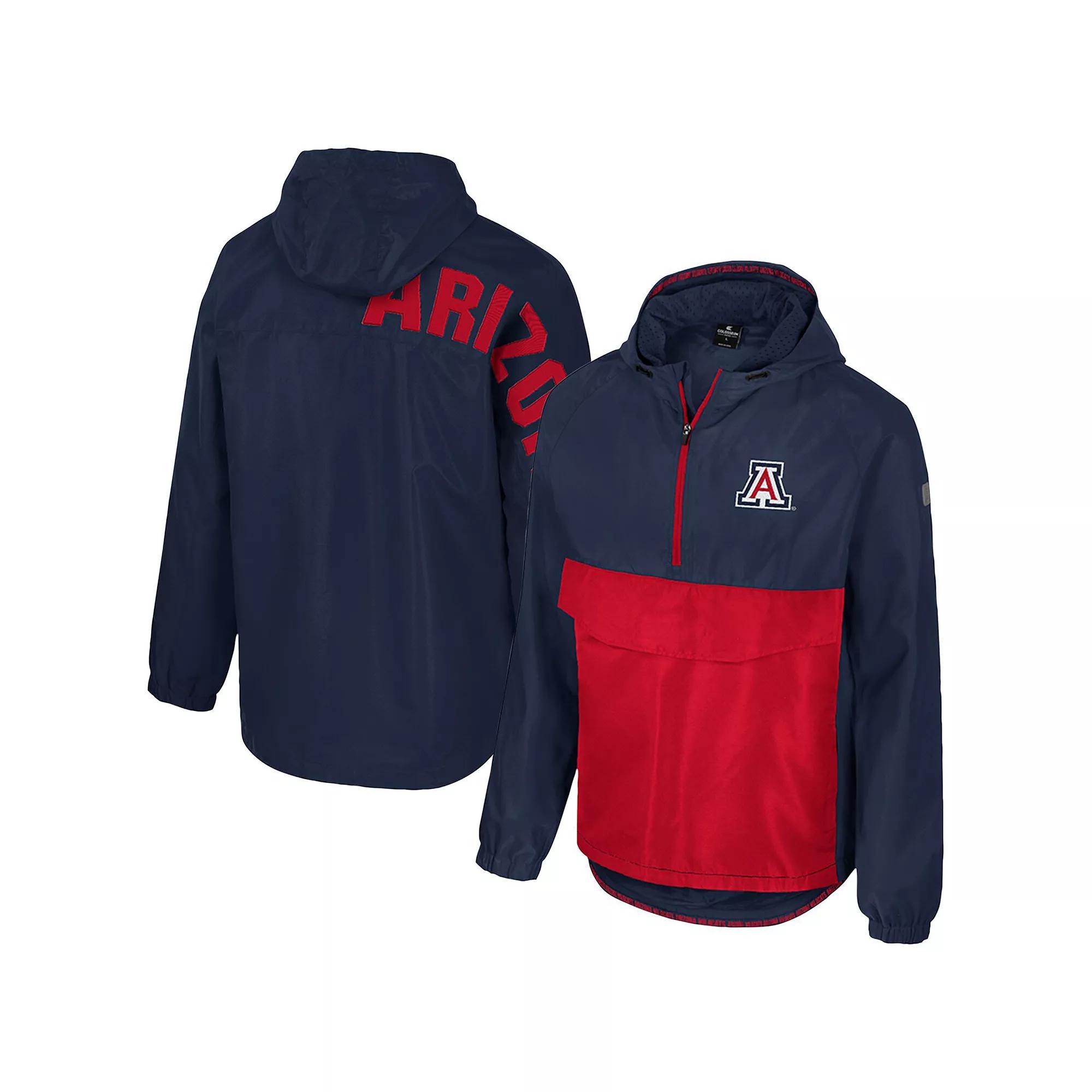 Men's Colosseum  Royal Air Force Falcons Reloaded Anorak Half-Zip Jacket, Size: XL, Afa Blue Product Image
