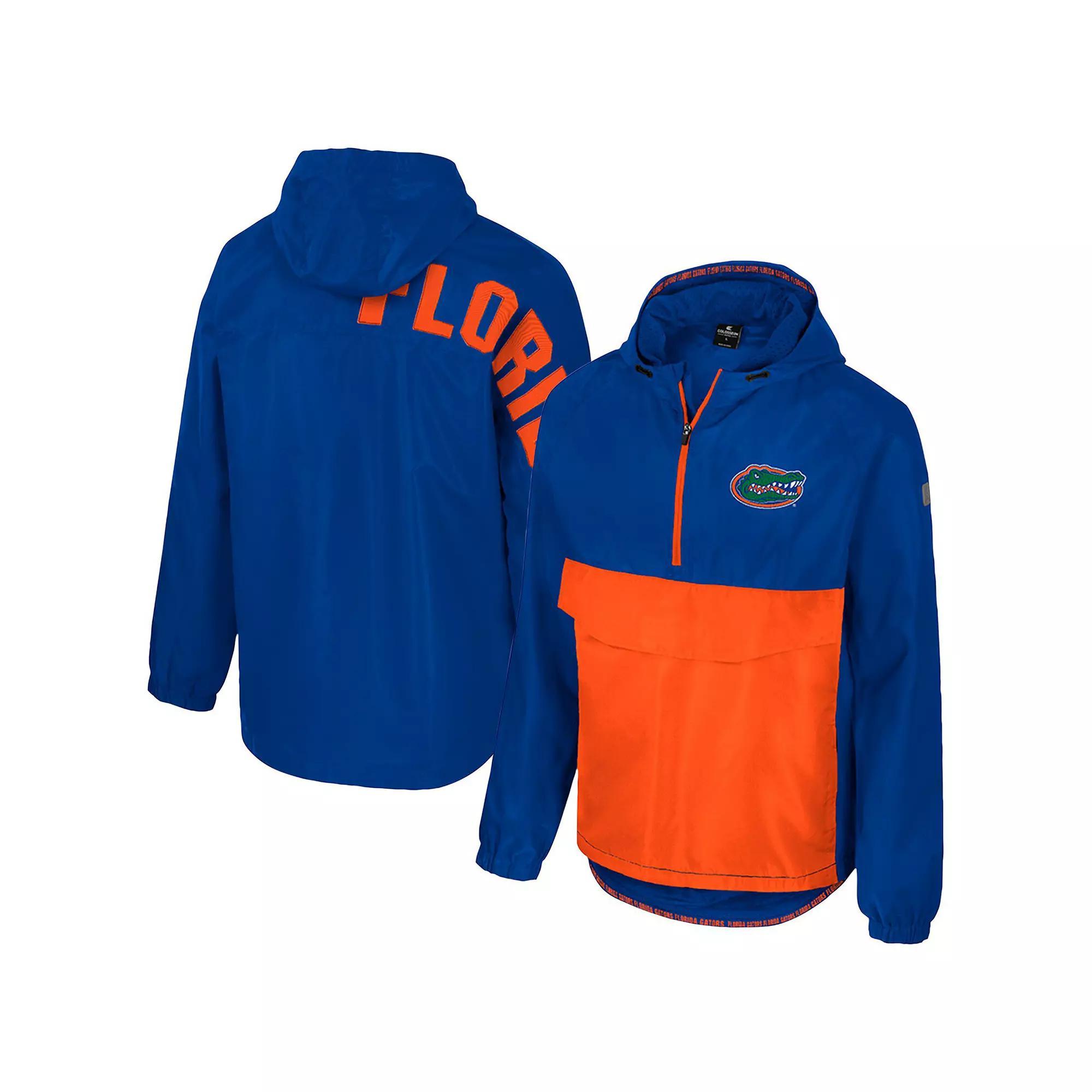 Men's Colosseum  Royal Florida Gators Reloaded Anorak Half-Zip Jacket, Size: Medium, Blue Product Image