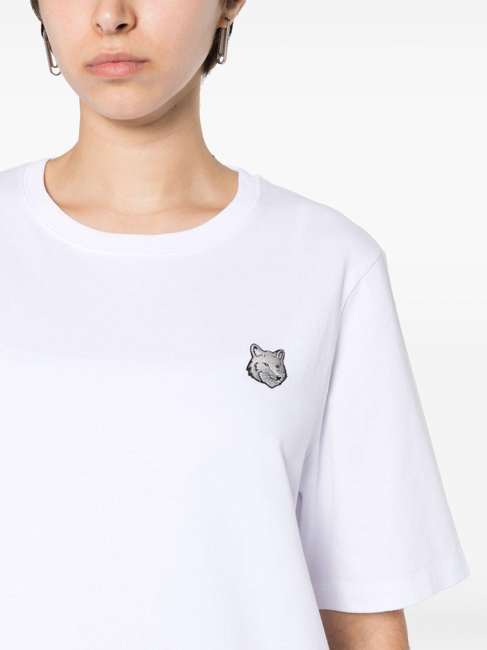 Fox-appliqué T-shirt Product Image