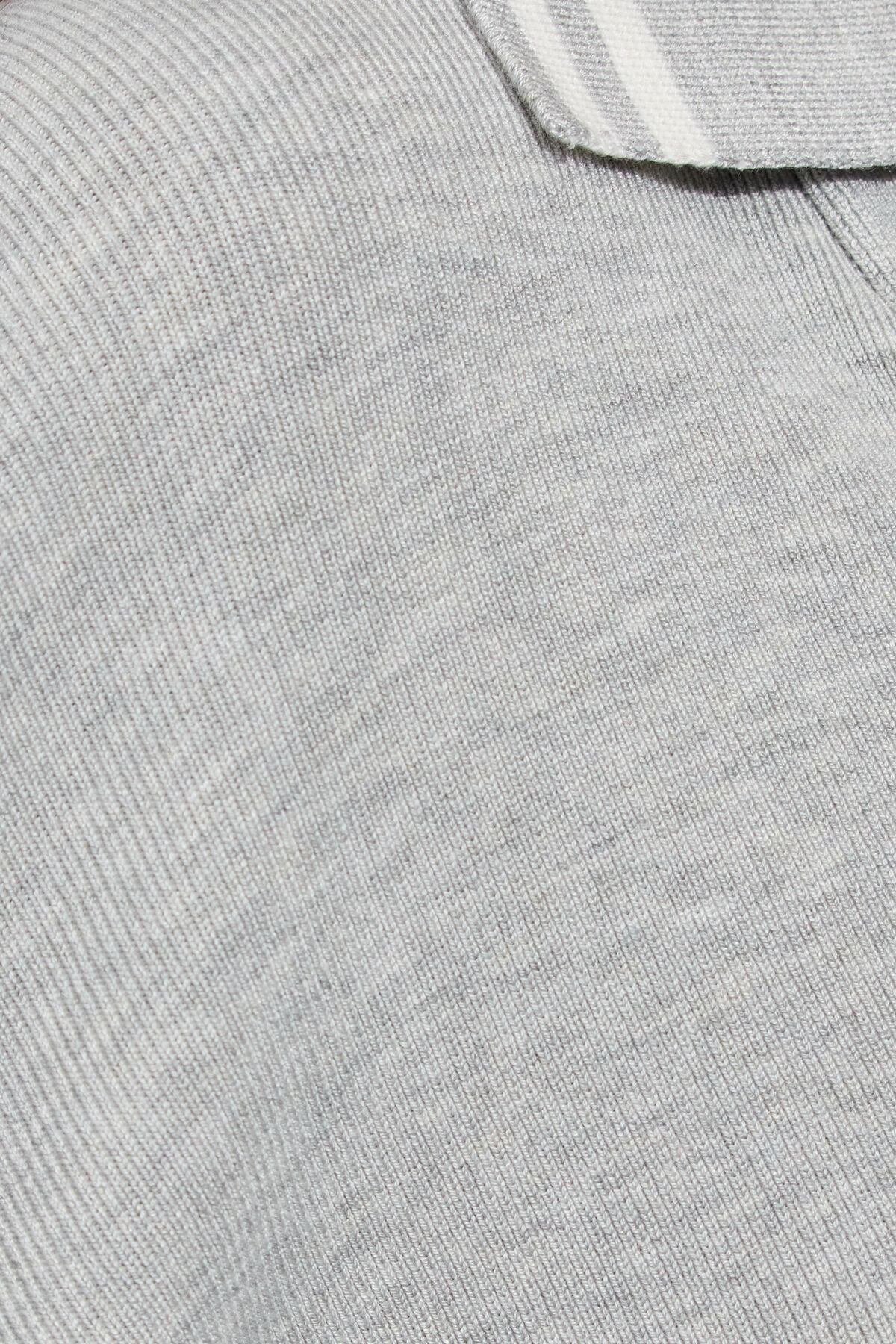 Bouclé Short Sleeve Polo Top Product Image