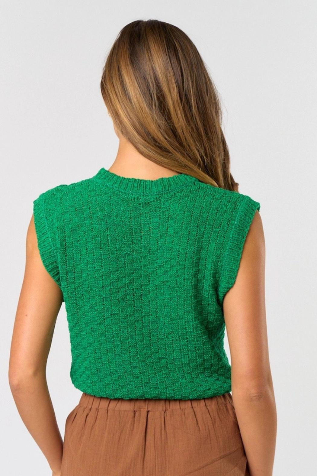 Textured Sweater Vest Product Image