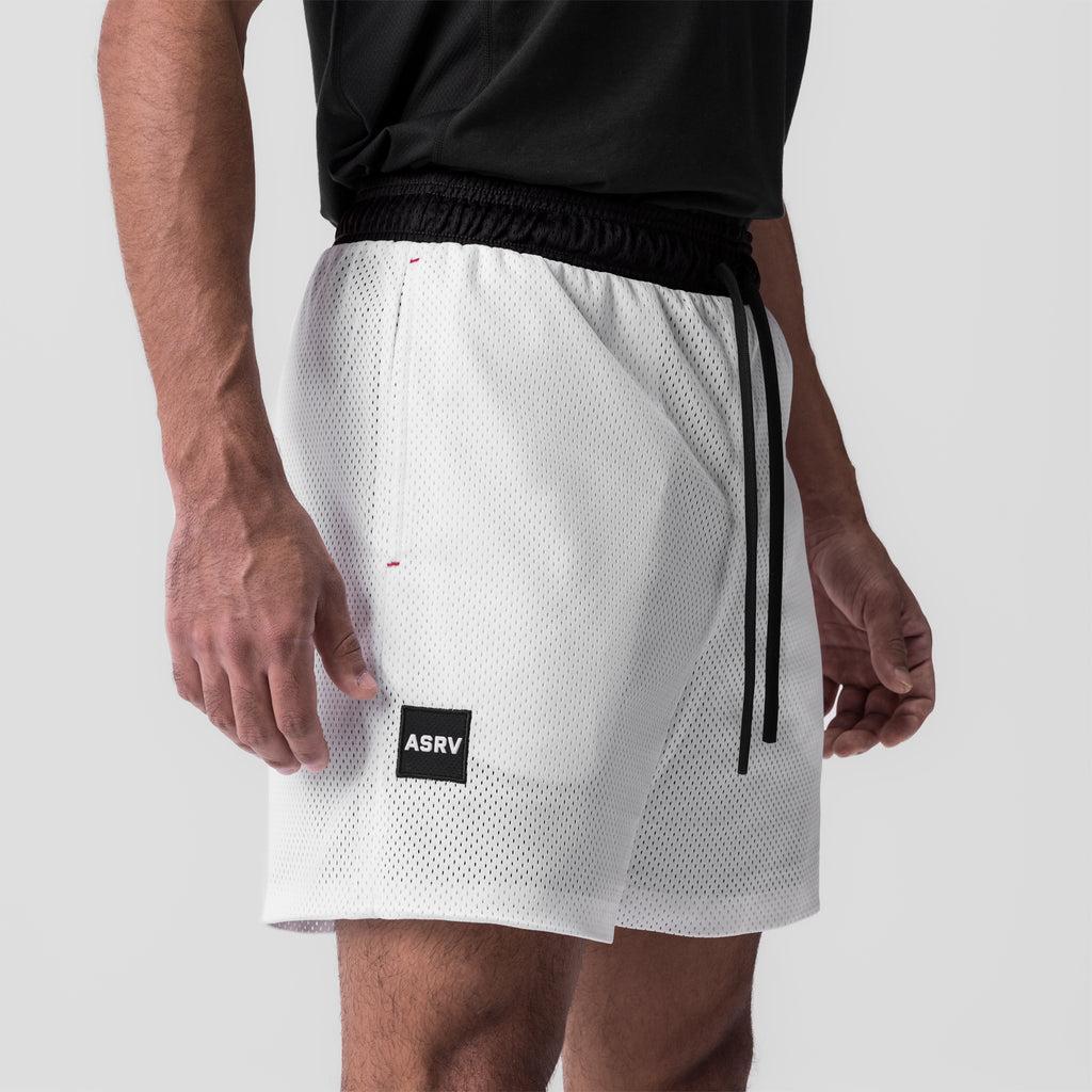 0795. SilverPlus™ Mesh Reversible Short  - Black/White Product Image