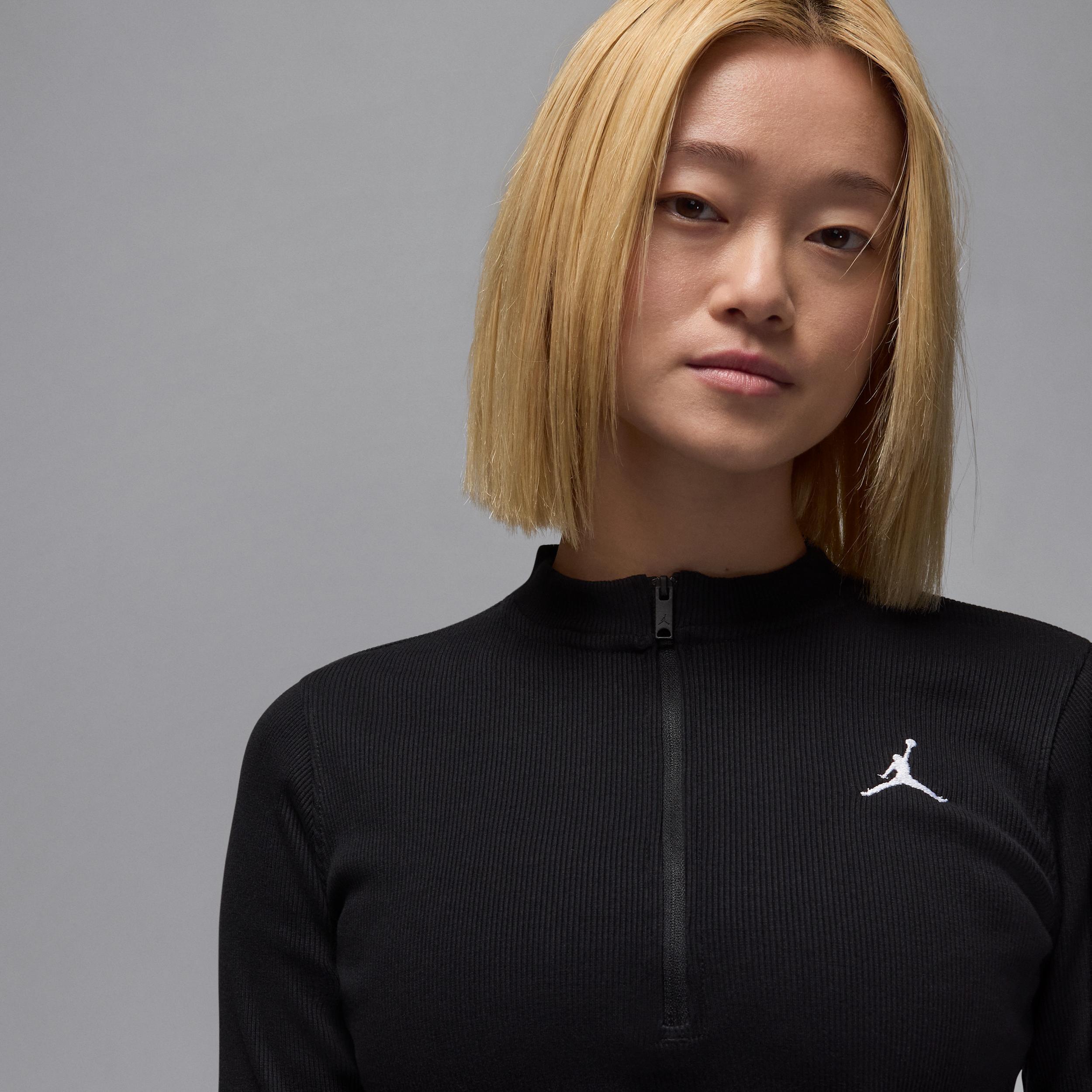 Women's Jordan 1/2-Zip Long-Sleeve Knit Dress Product Image