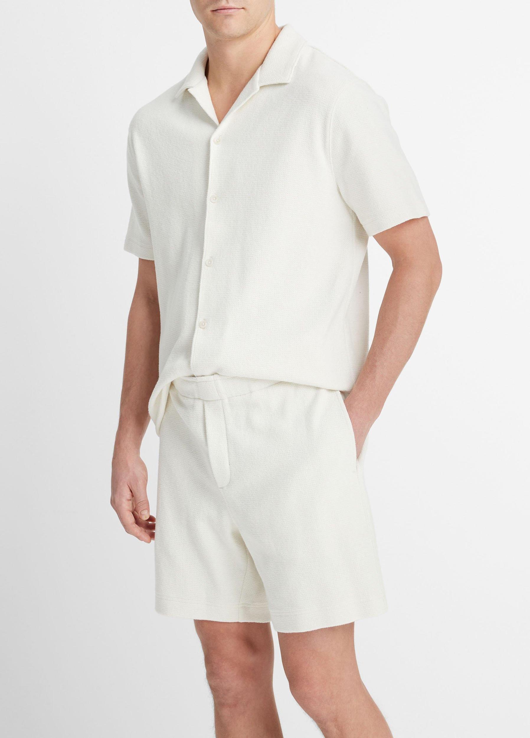 Cotton Bouclé Pull-On Short Product Image