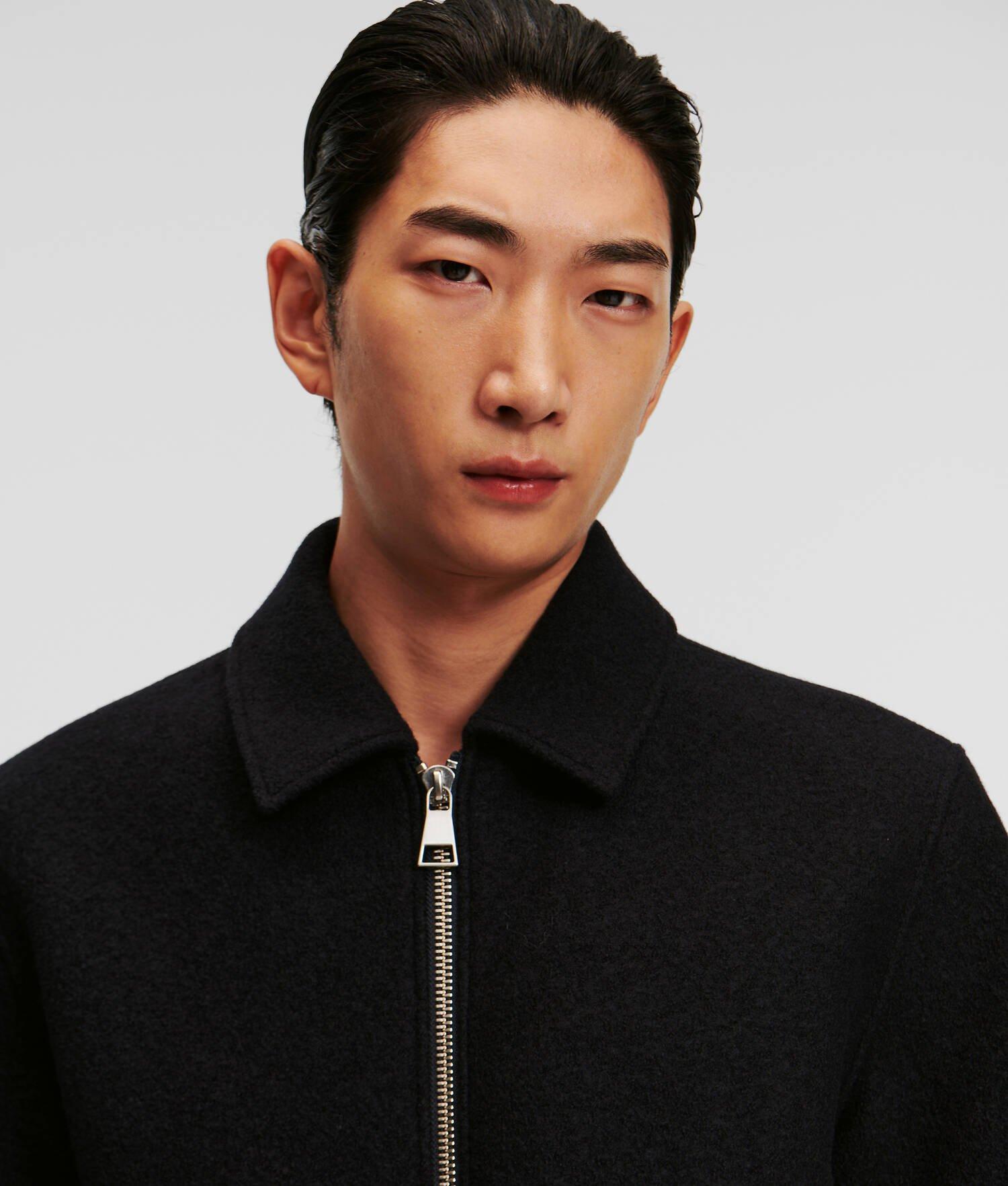 KARL ESSENTIALS BOUCLÉ JACKET Product Image