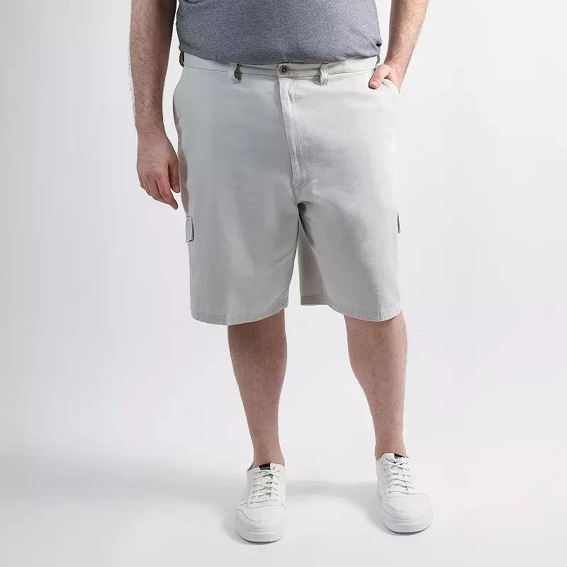 Big & Tall Haggar Mens Cotton Cargo Short Mood Blue Product Image